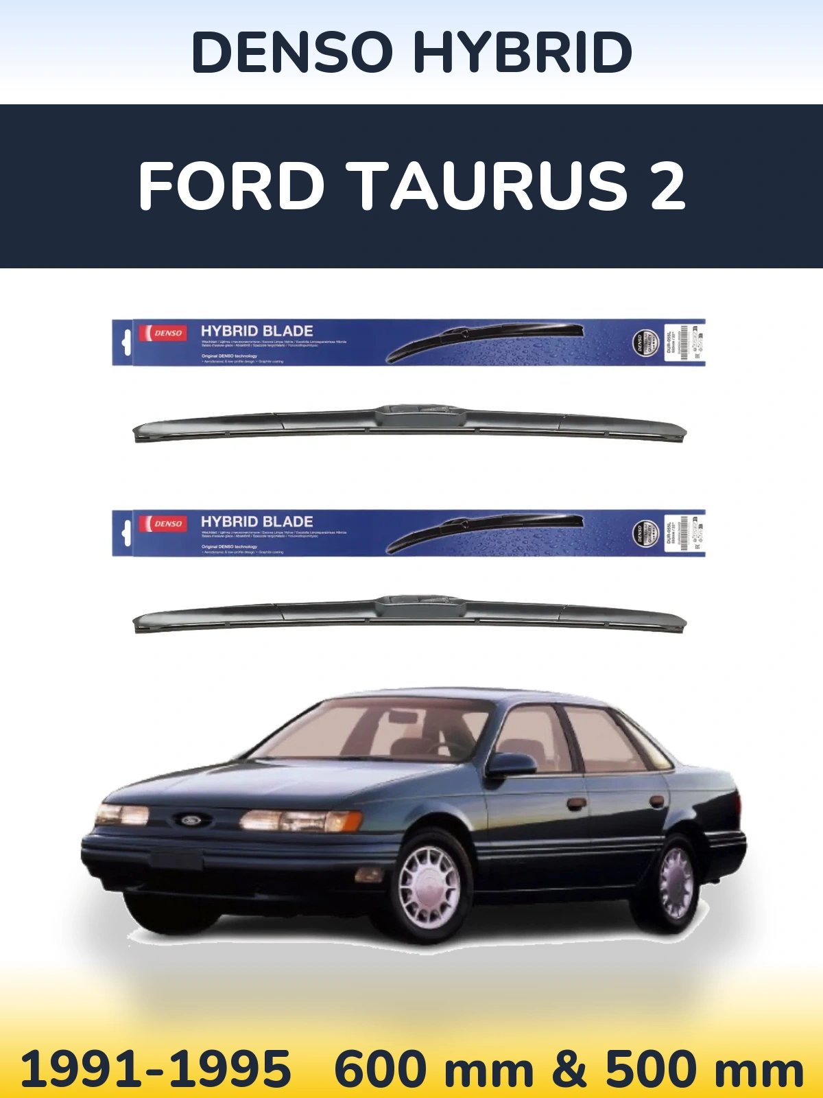Torkarblad Denso Hybrid för Ford Taurus 2