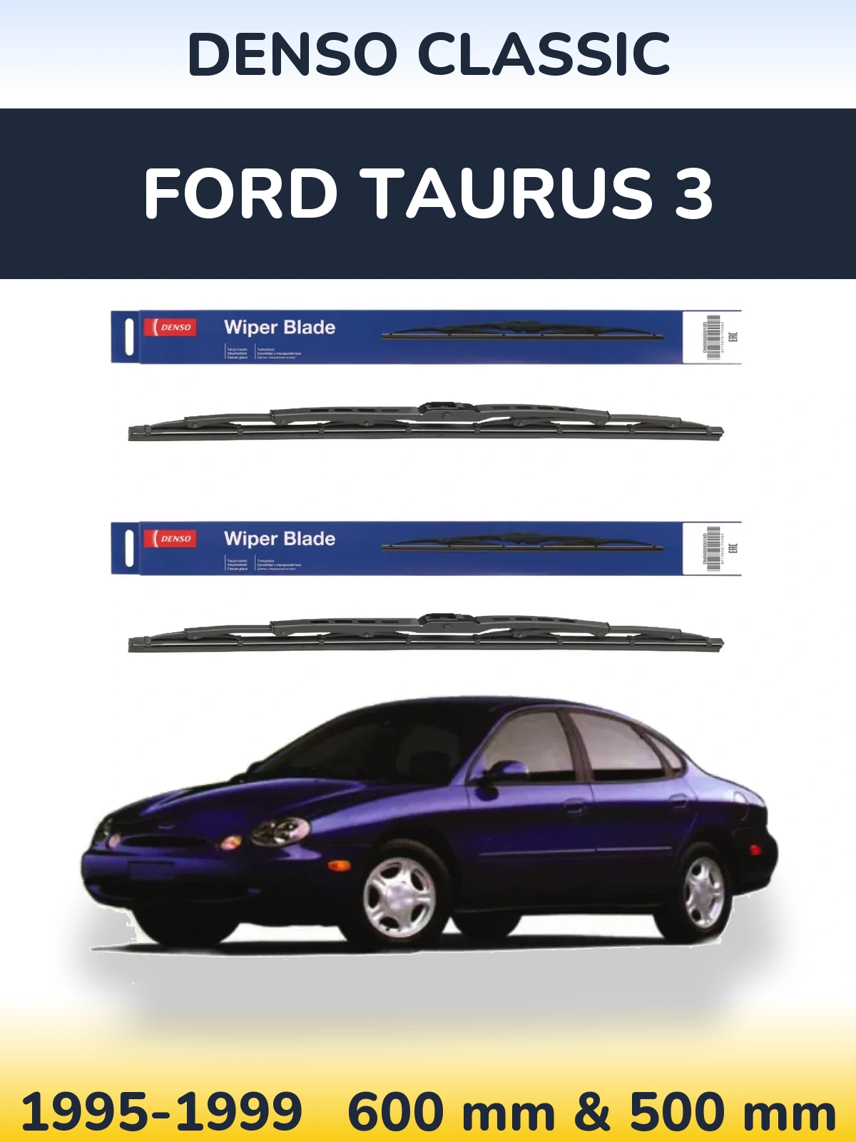 Torkarblad Denso Classic för Ford Taurus 3