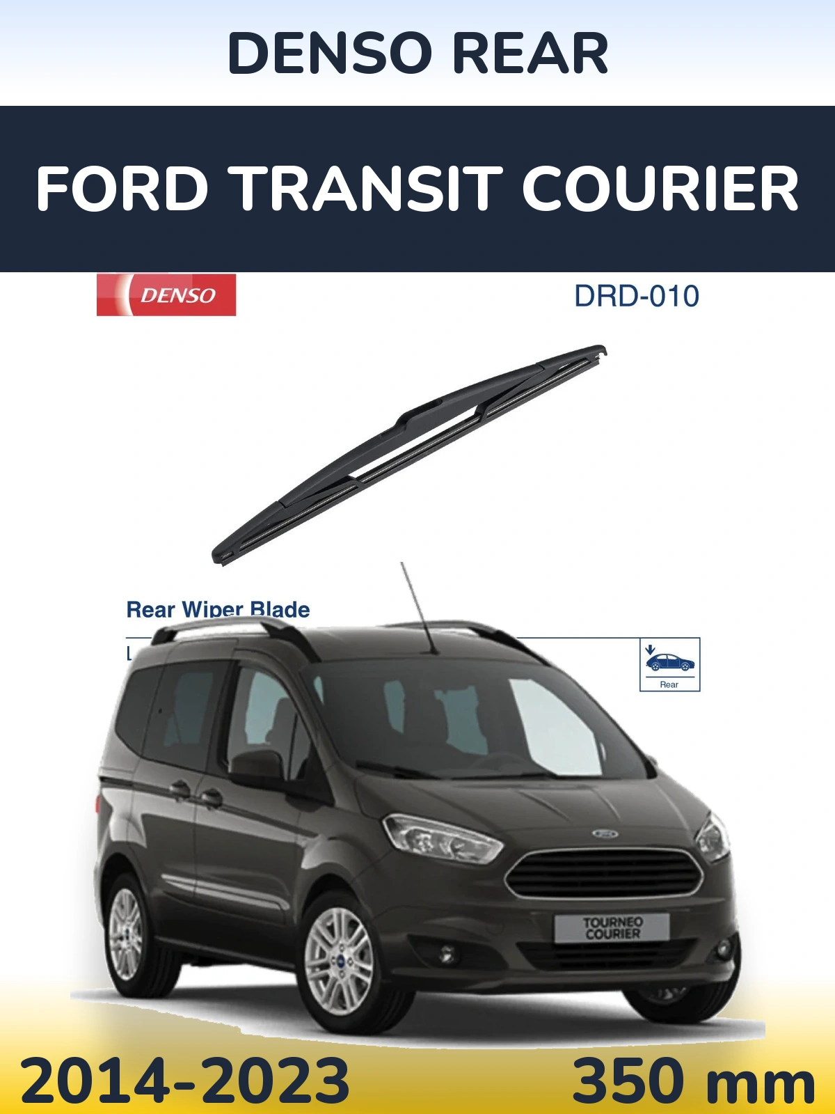 Torkarblad Denso Rear för Ford Transit Courier
