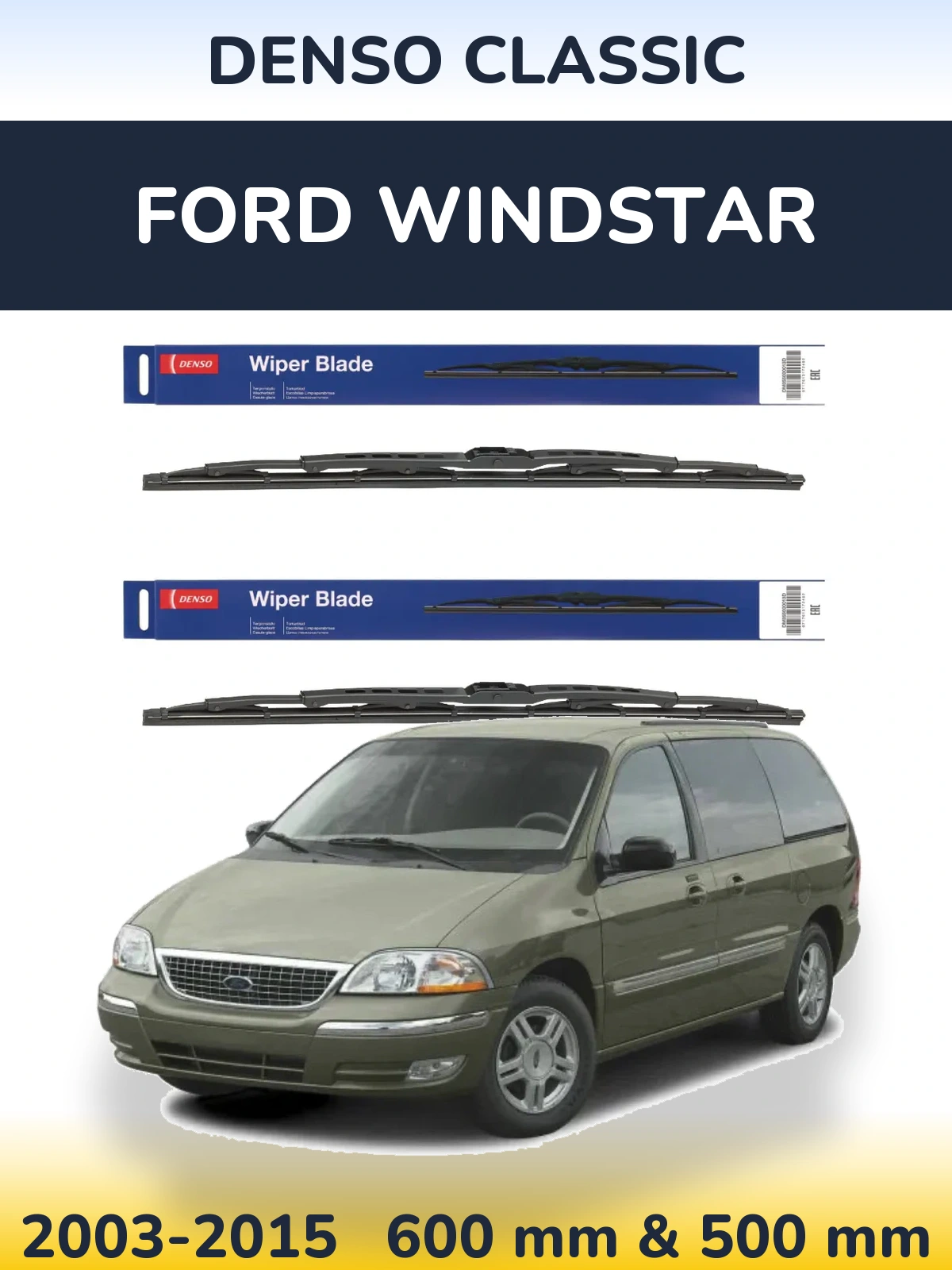 Torkarblad Denso Classic för Ford Windstar
