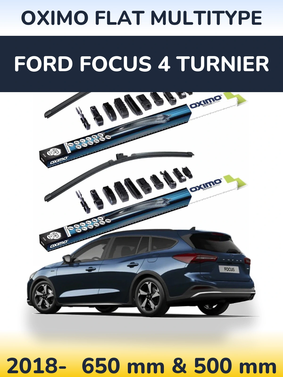 Torkarblad Oximo Flat MultiType för Ford Focus 4 Turnier