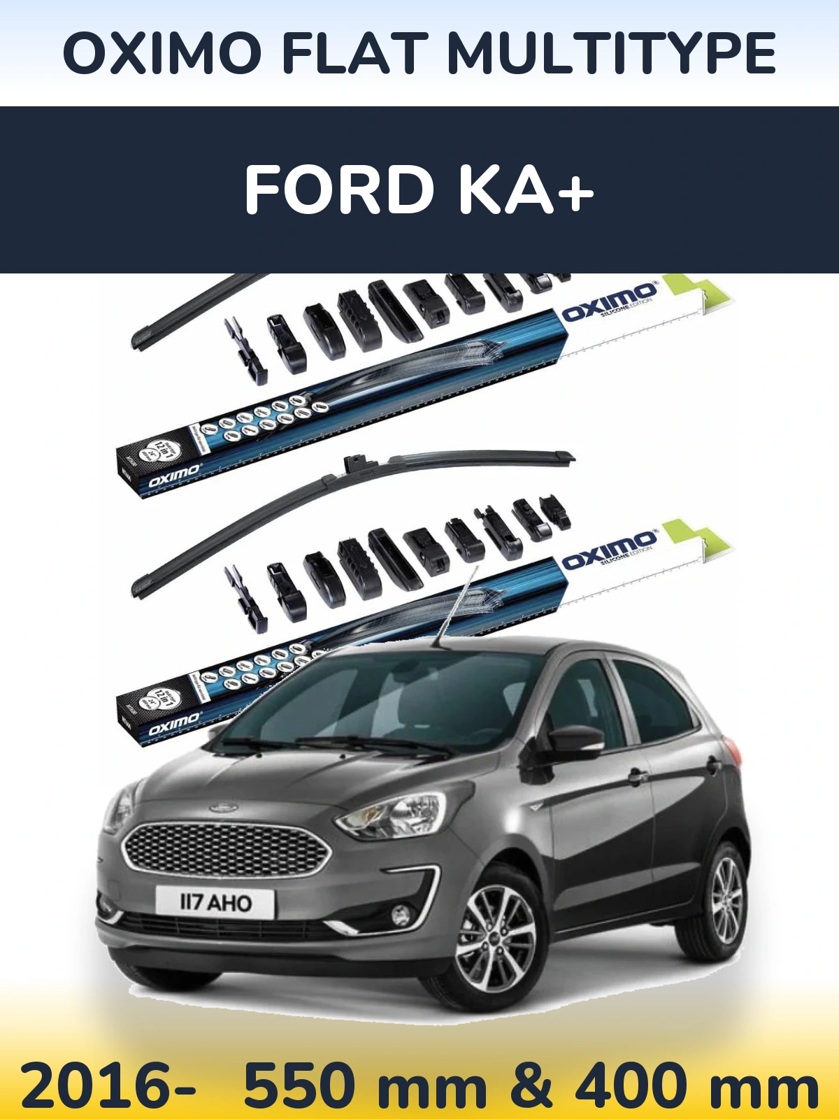 Torkarblad Oximo Flat MultiType för Ford Ka+