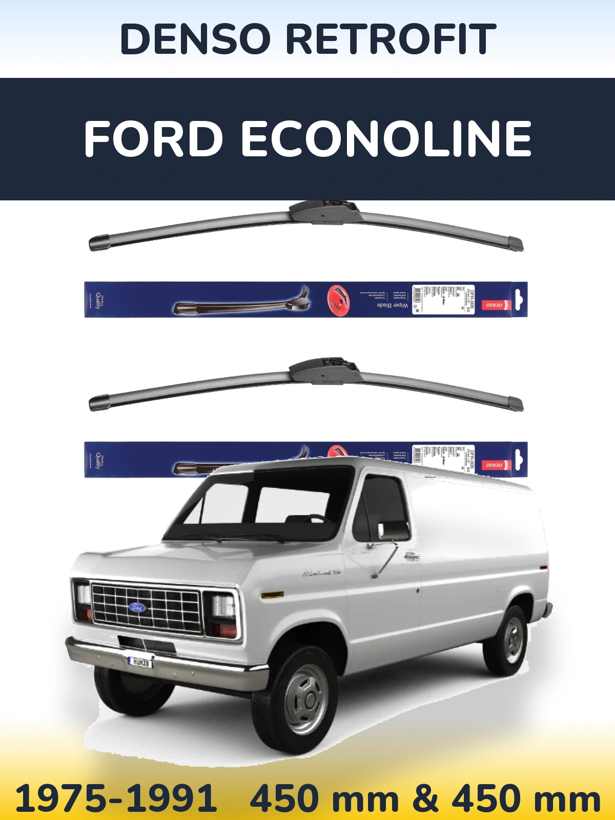 Torkarblad Denso Retrofit för Ford Econoline