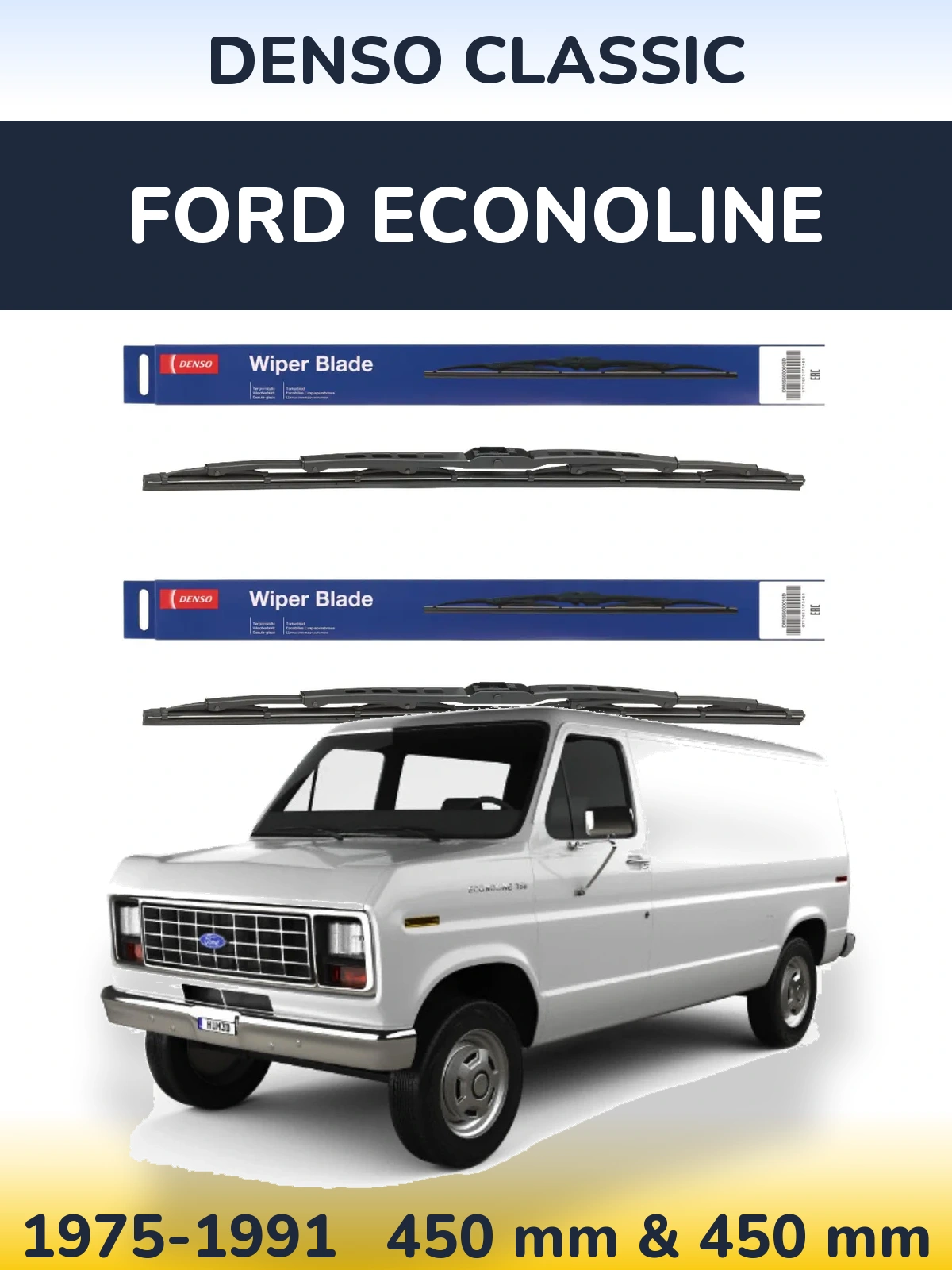 Torkarblad Denso Classic för Ford Econoline