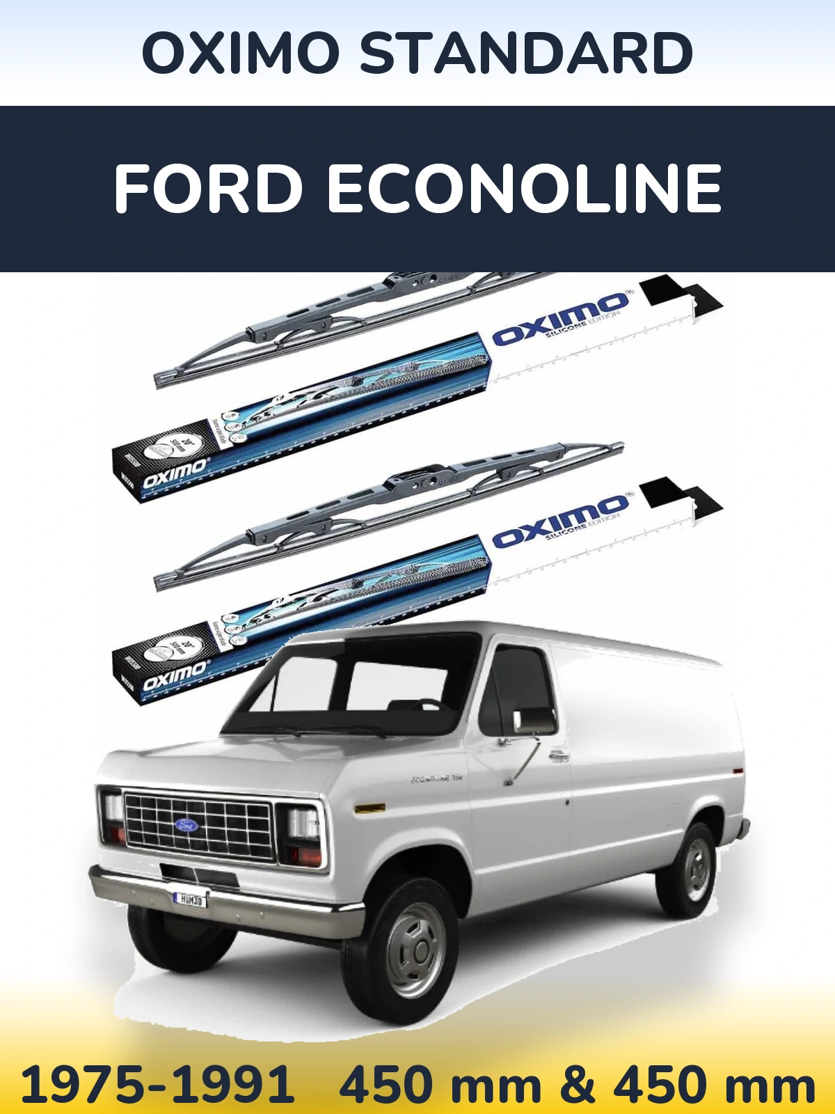 Torkarblad Oximo Standard för Ford Econoline