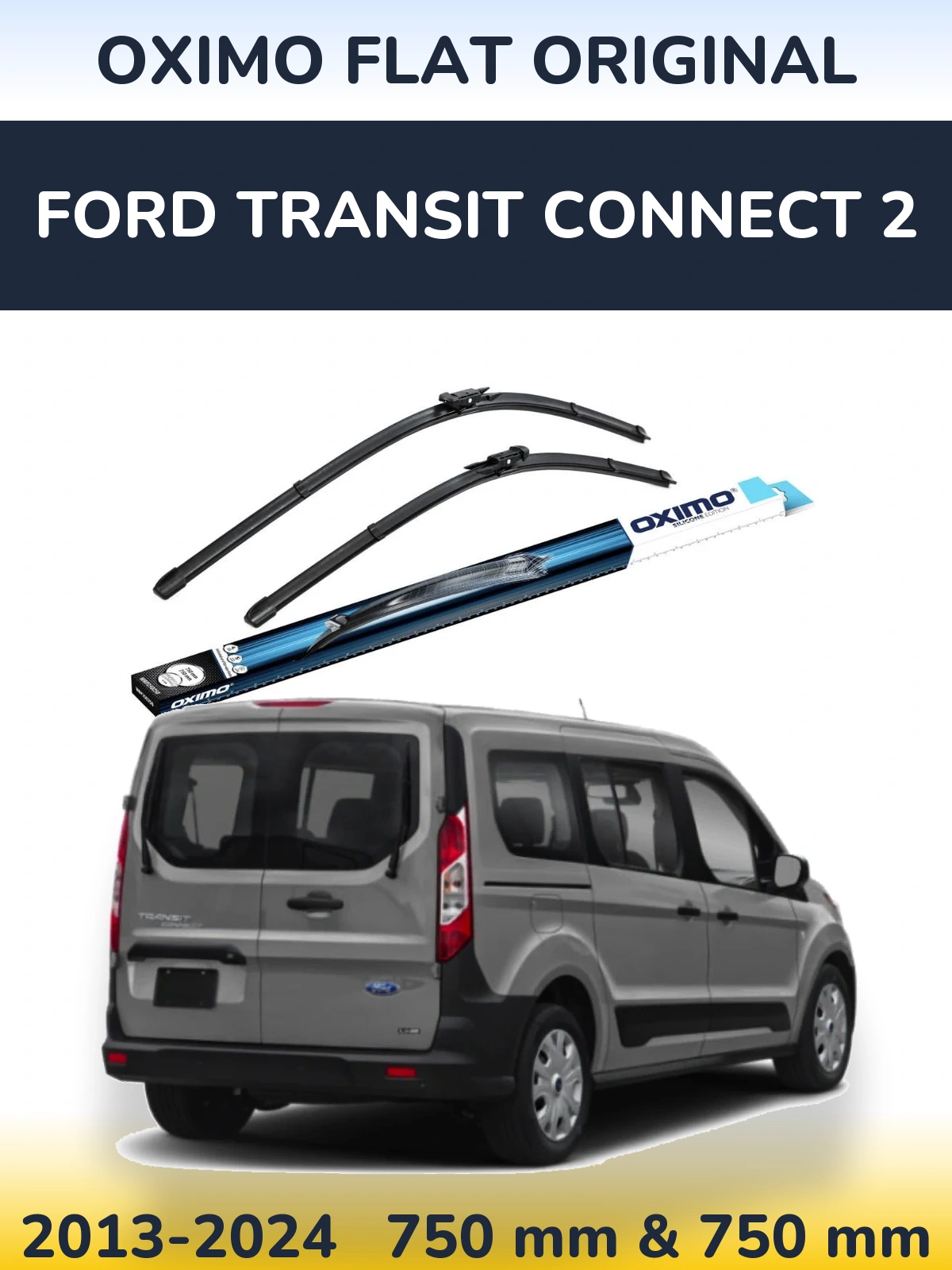Torkarblad Oximo Flat Original för Ford Transit Connect 2