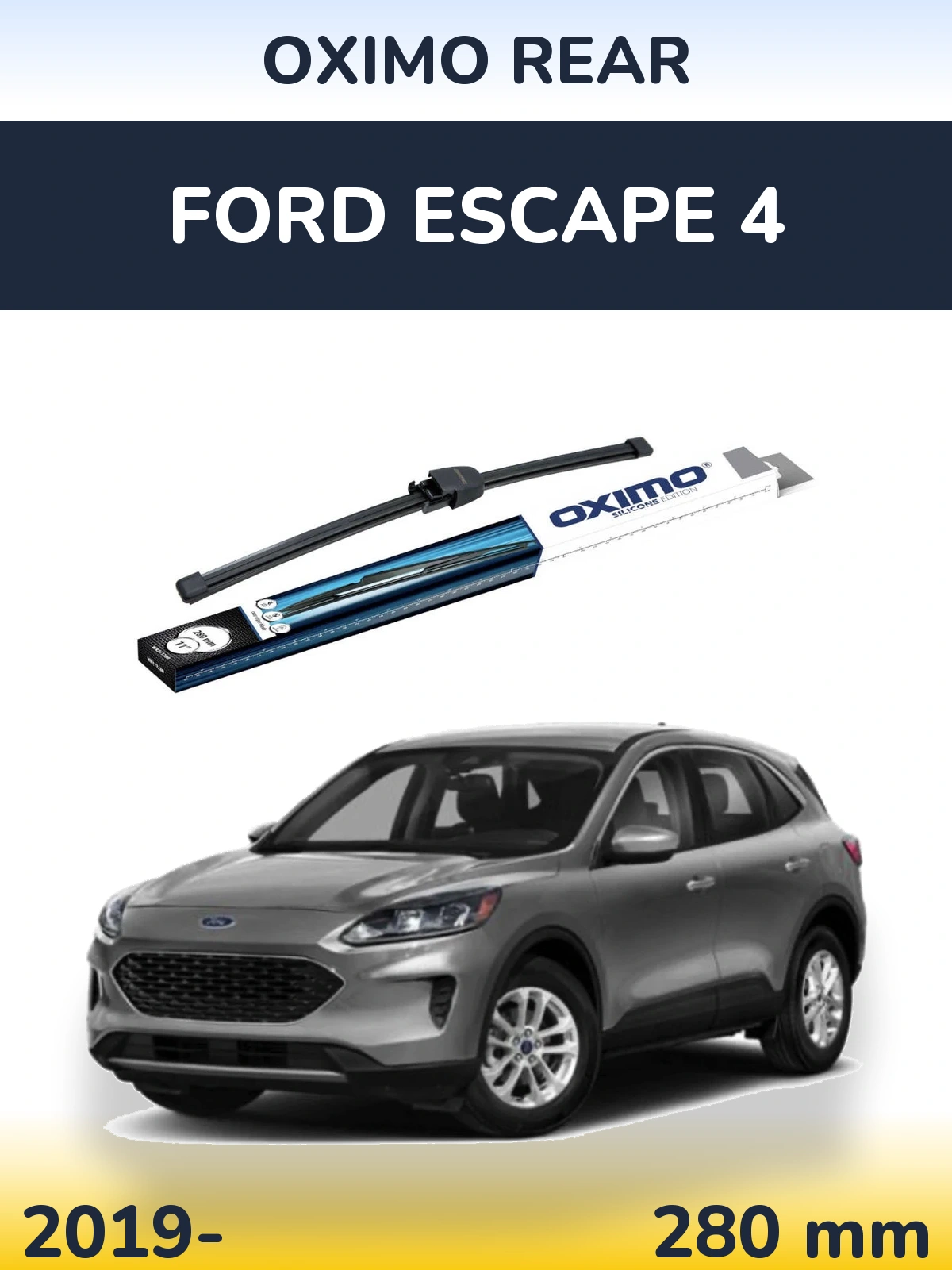 Rear wiper blade Oximo Rear 280 mm for Ford Escape 4 2019-2026