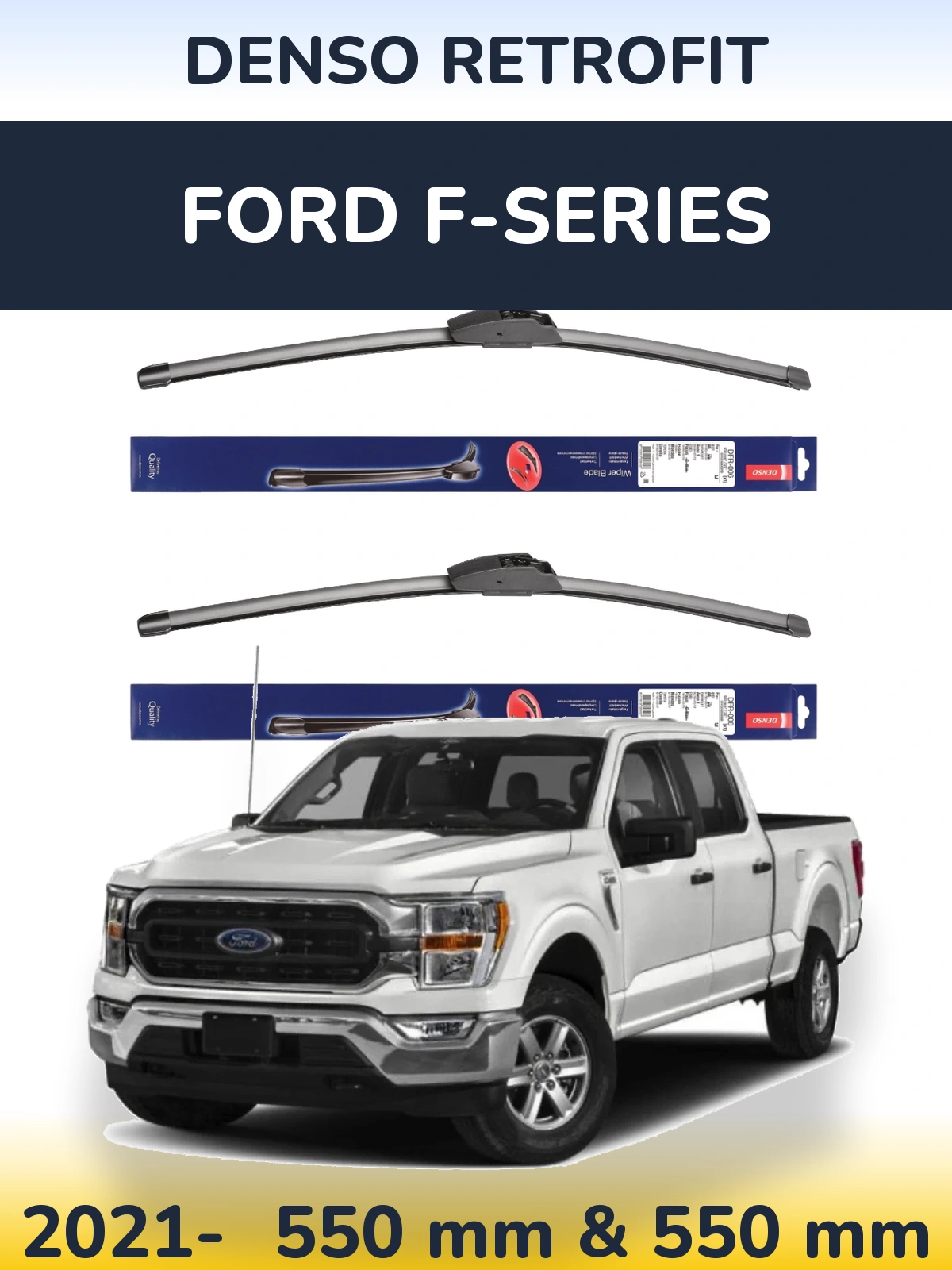 Torkarblad Denso Retrofit för Ford F-series