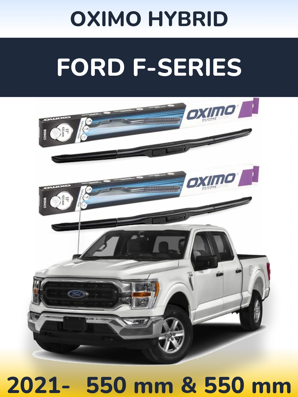Torkarblad Oximo Hybrid för Ford F-series