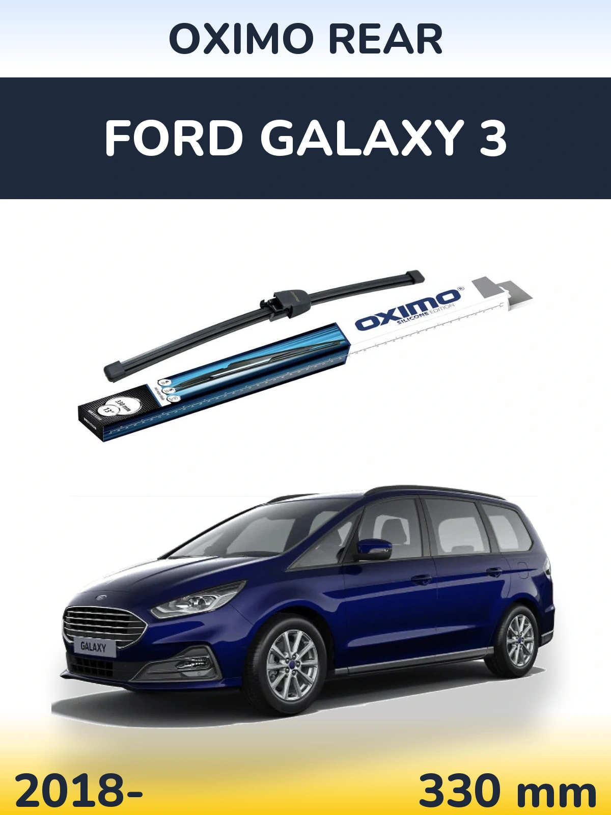 Torkarblad Oximo Rear för Ford Galaxy 3