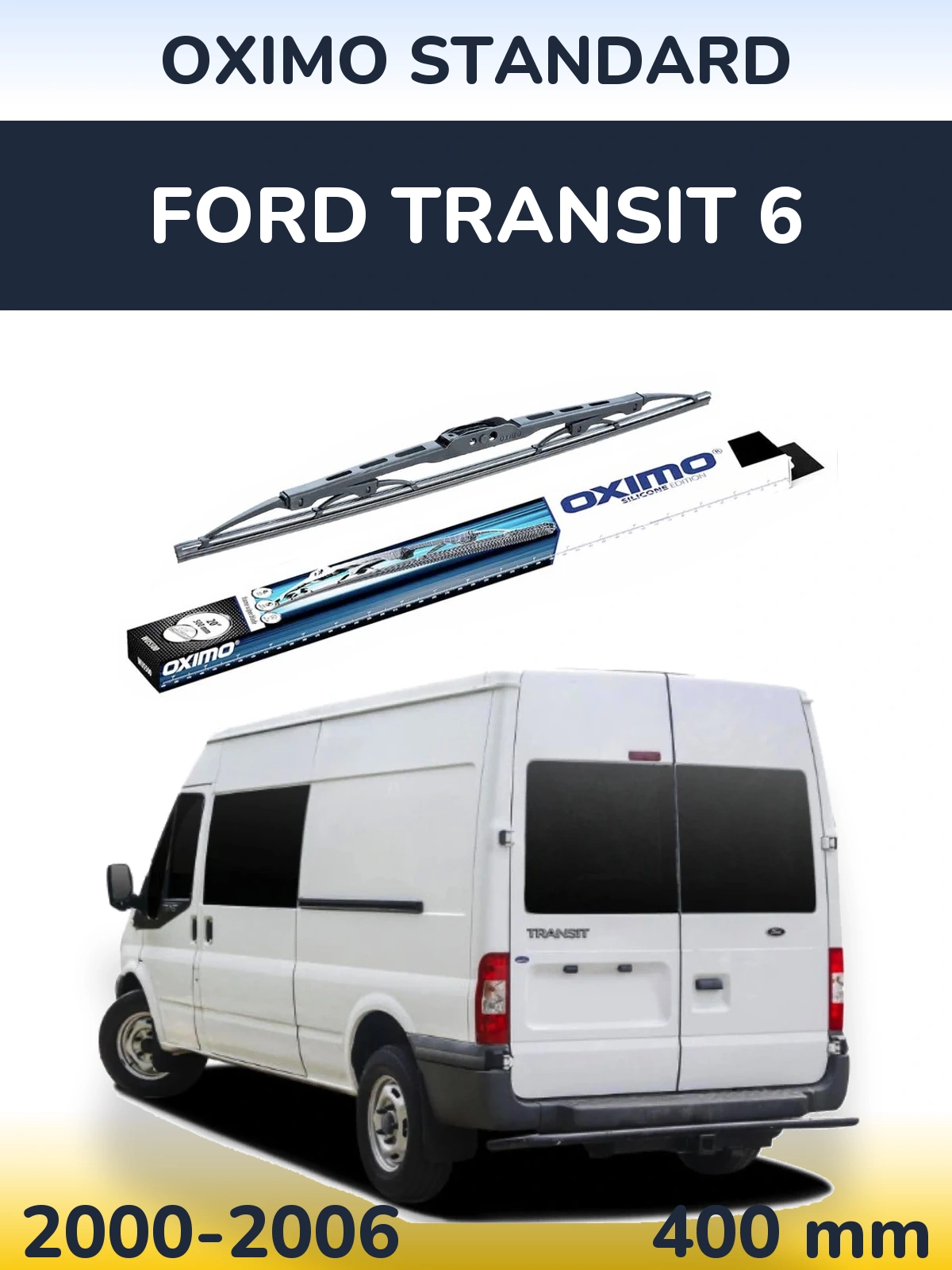 Torkarblad Oximo Standard för Ford Transit 6