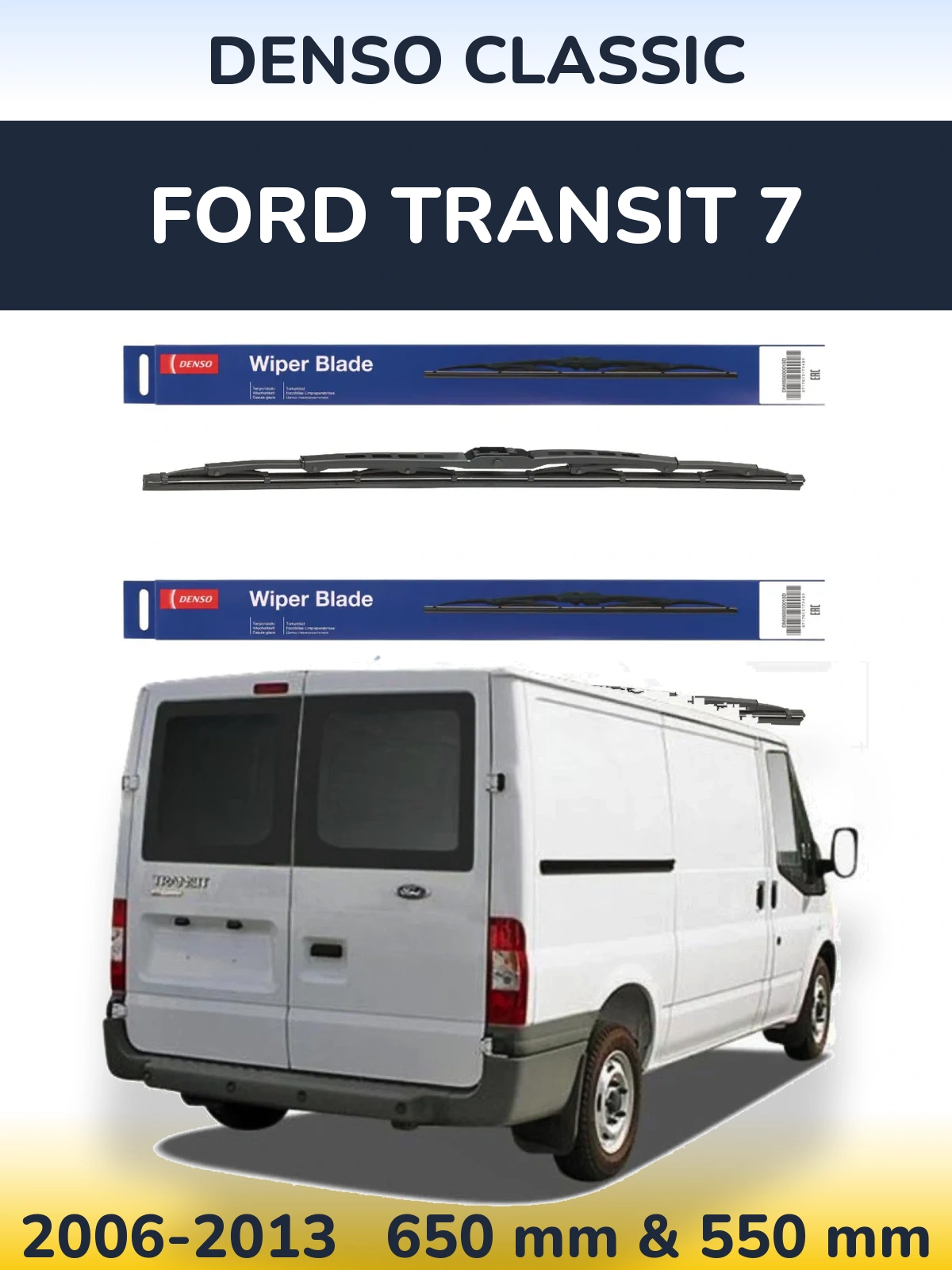 Torkarblad Denso Classic för Ford Transit 7