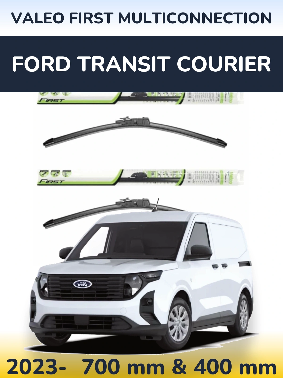 Torkarblad Valeo First MultiConnection för Ford Transit Courier