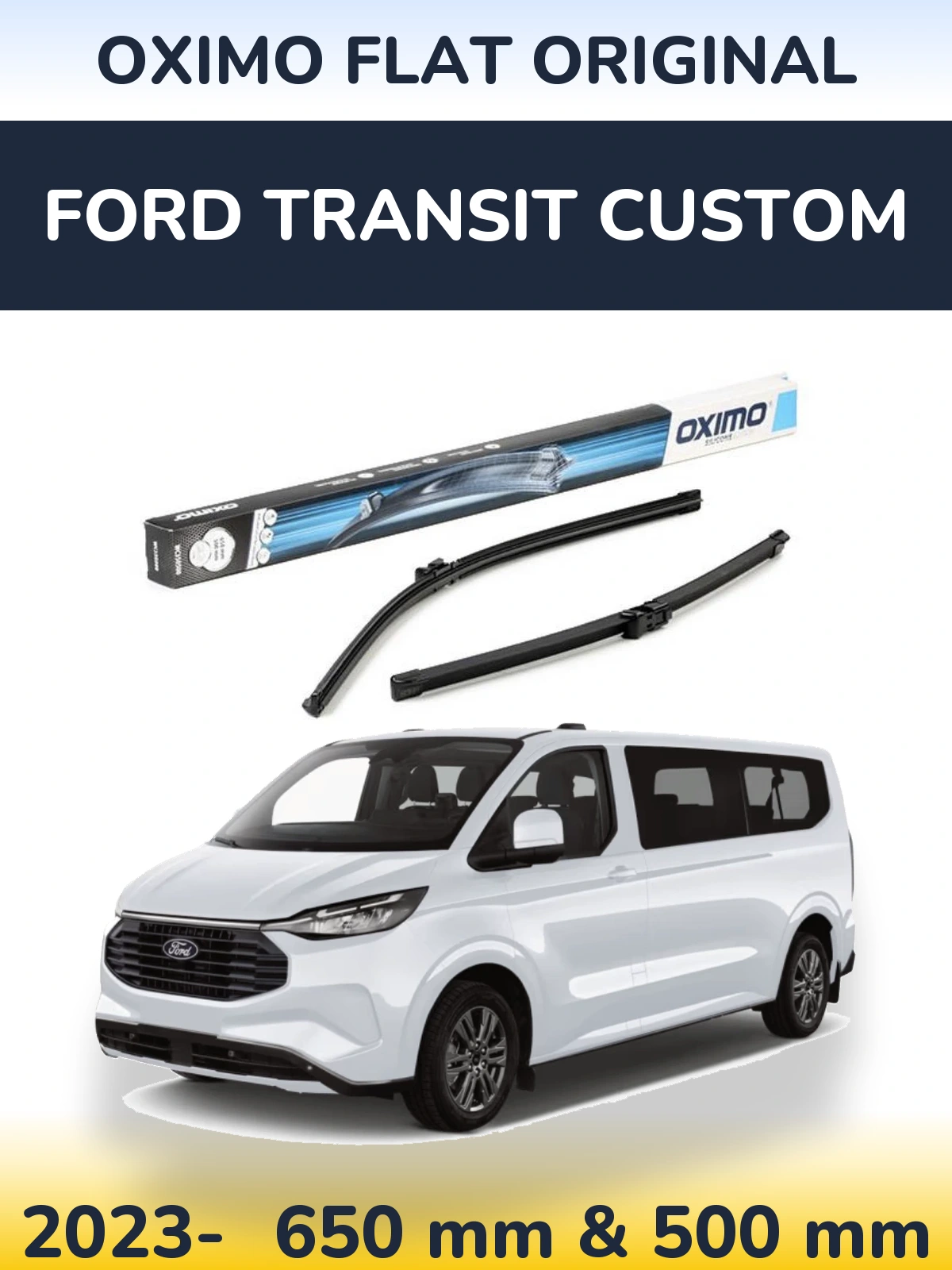 Torkarblad Oximo Flat Original för Ford Transit Custom