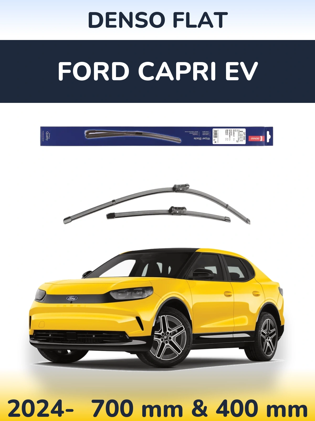 Torkarblad Denso Flat för Ford Capri EV