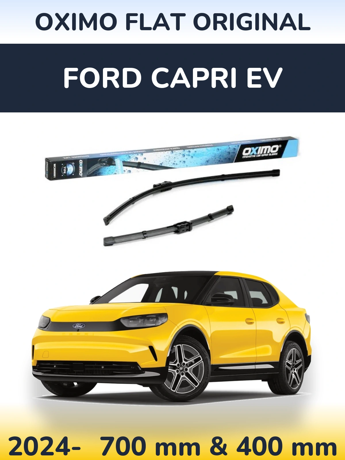 Torkarblad Oximo Flat Original för Ford Capri EV