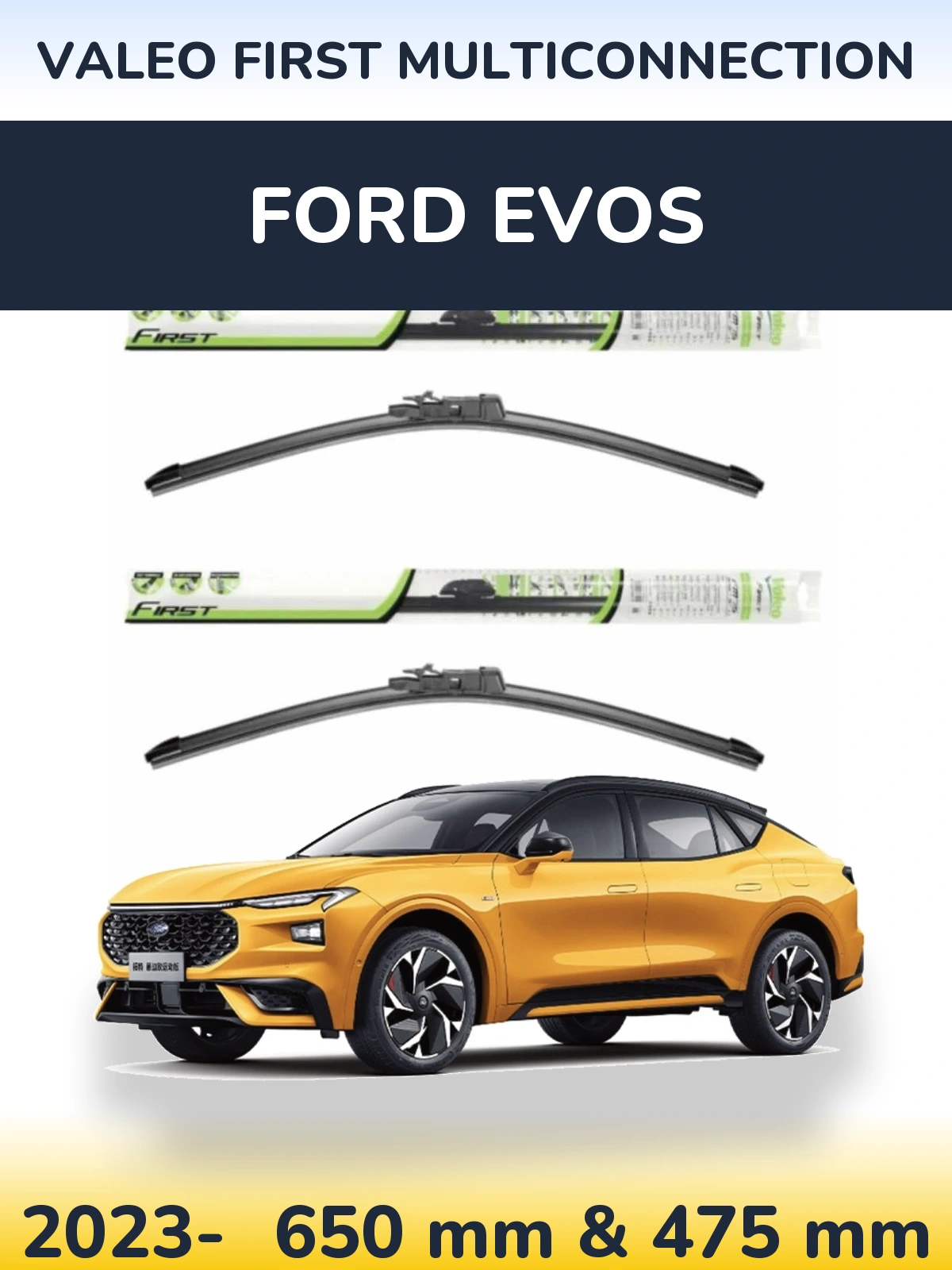 Torkarblad Valeo First MultiConnection för Ford Evos