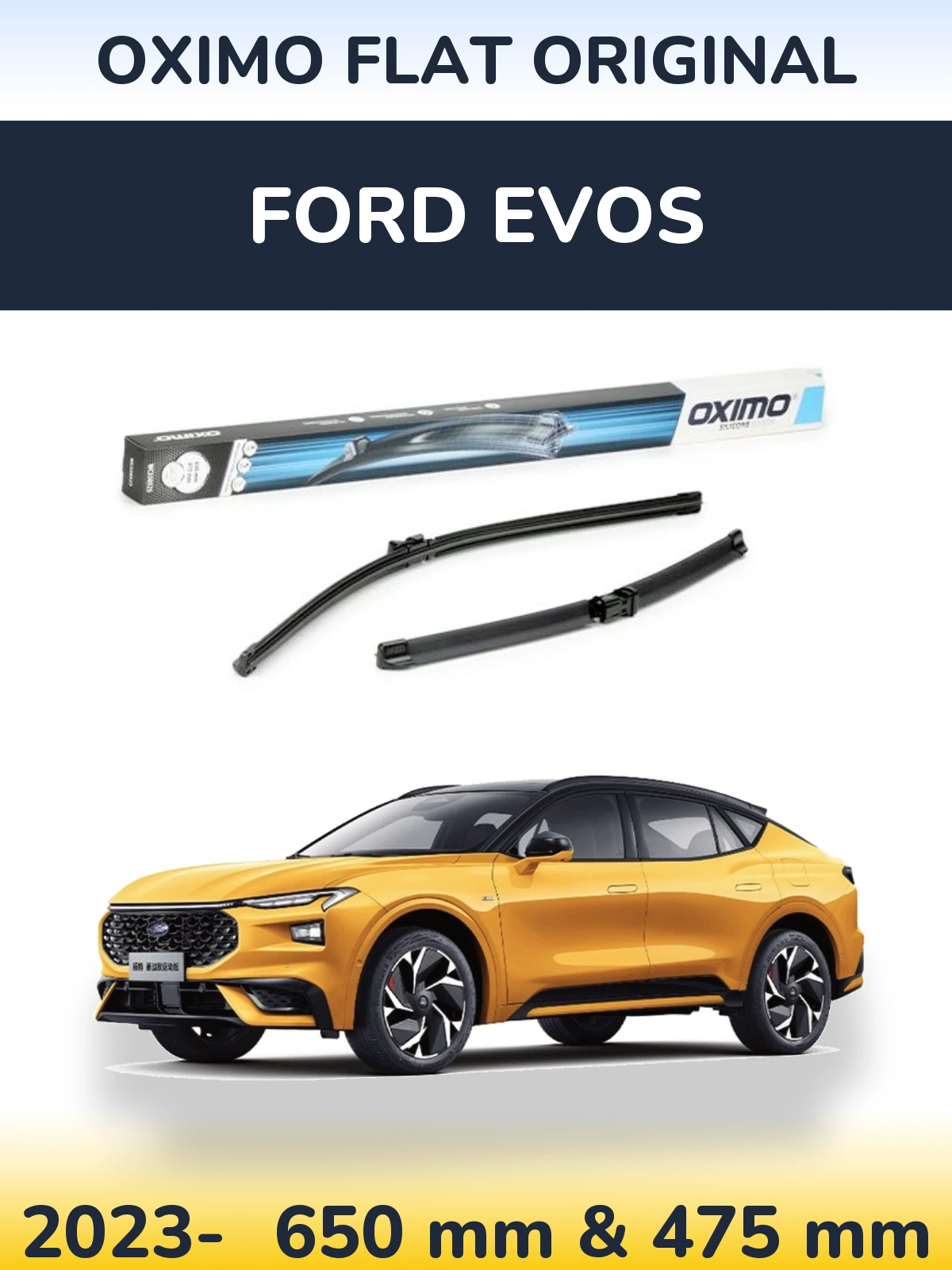 Torkarblad Oximo Flat Original för Ford Evos