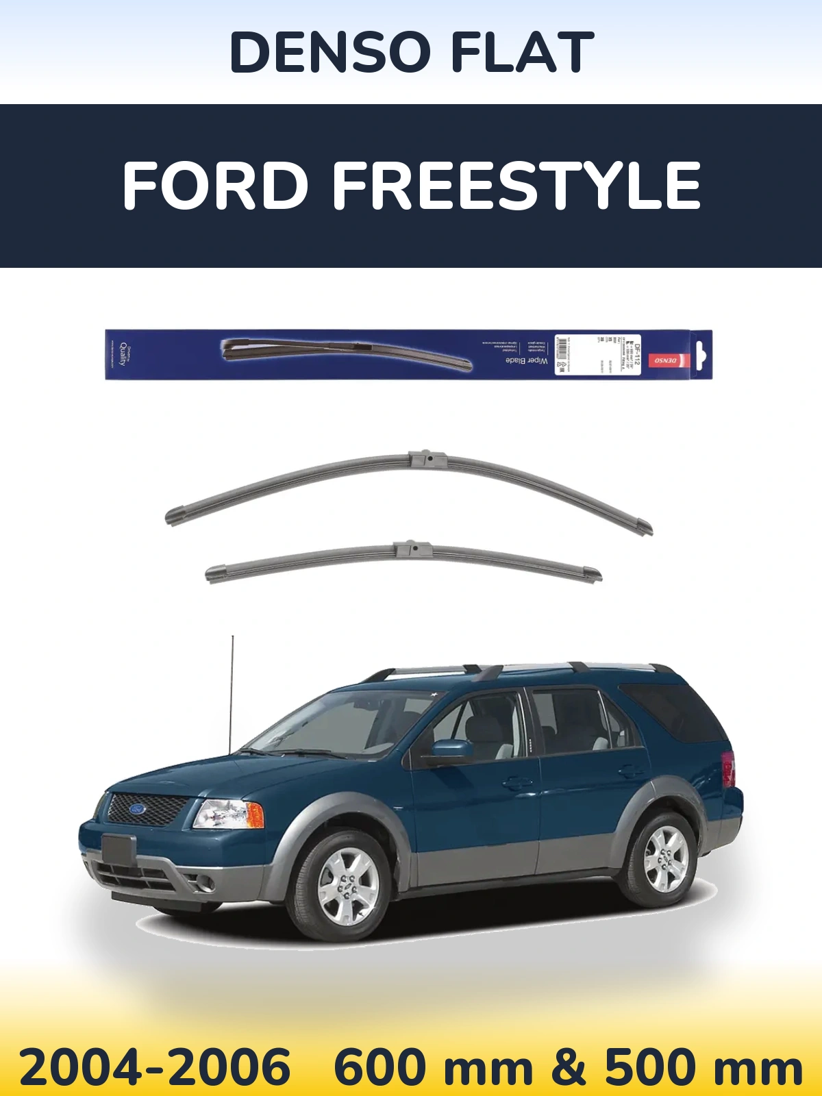 Torkarblad Denso Flat för Ford Freestyle