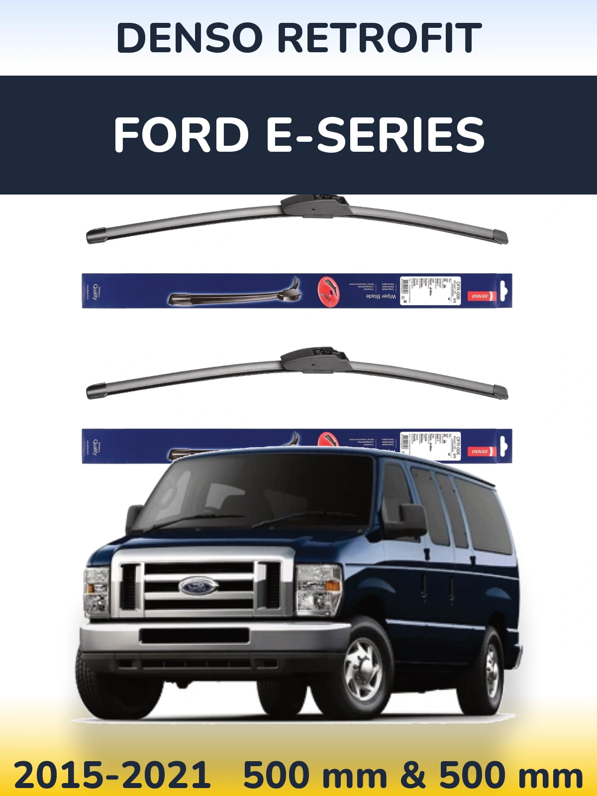 Torkarblad Denso Retrofit för Ford E-series