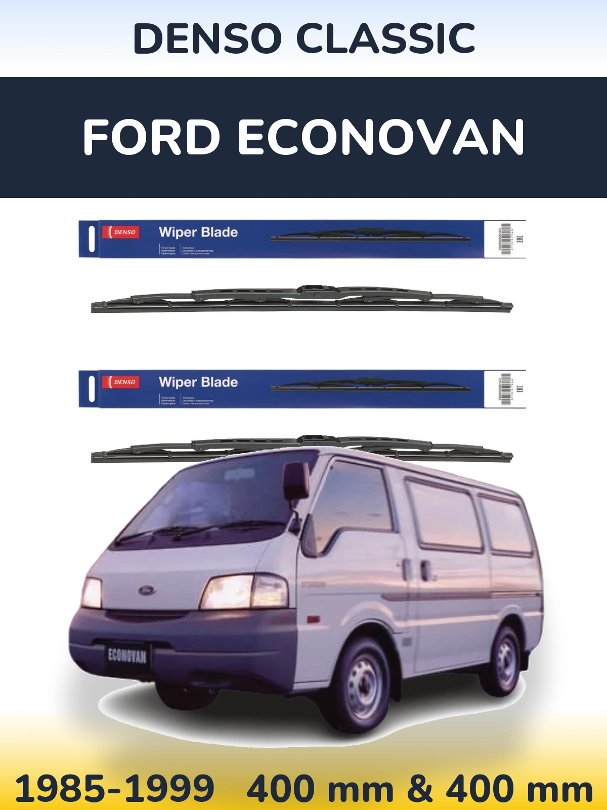 Torkarblad Denso Classic för Ford Econovan