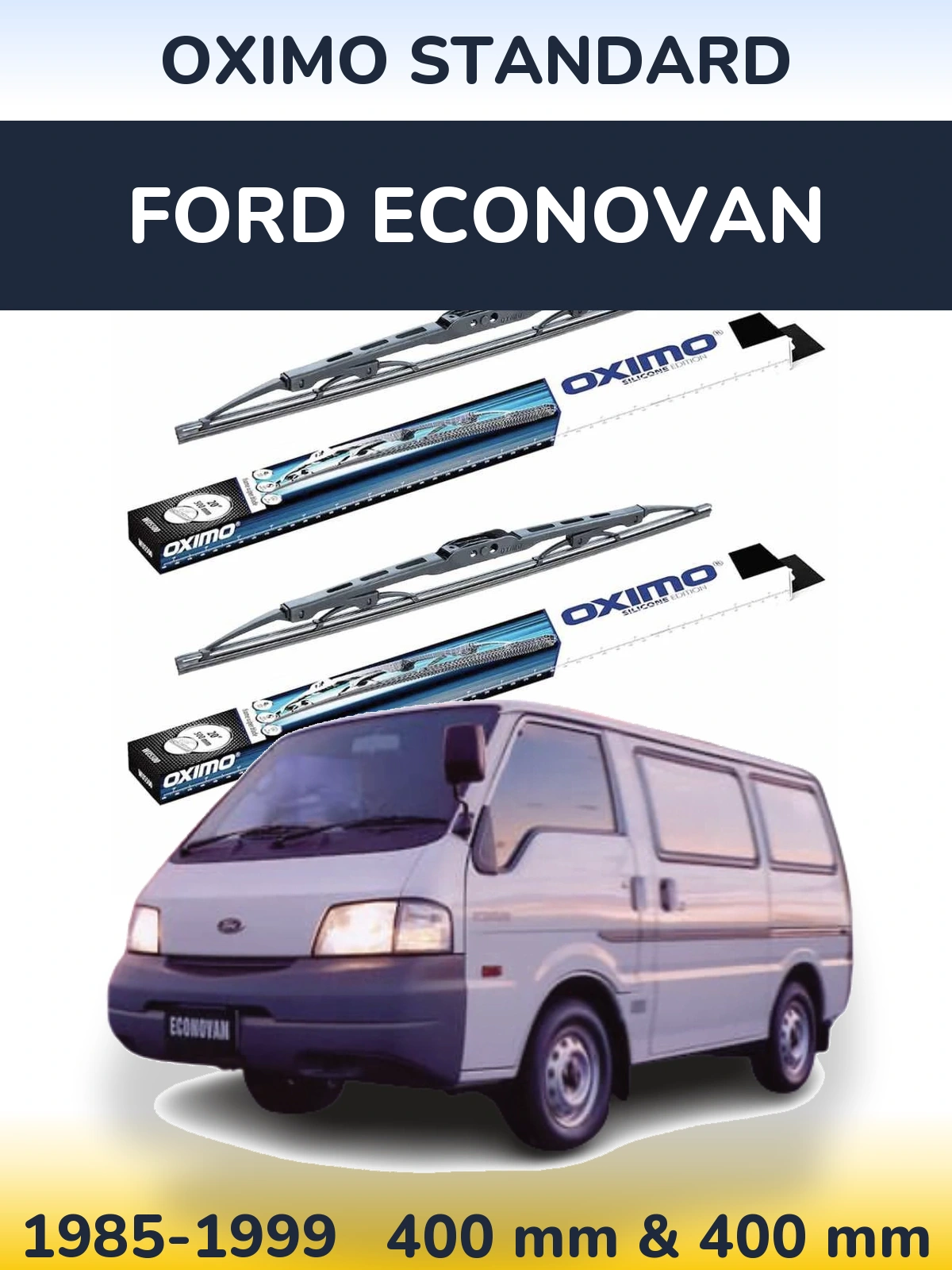Torkarblad Oximo Standard för Ford Econovan