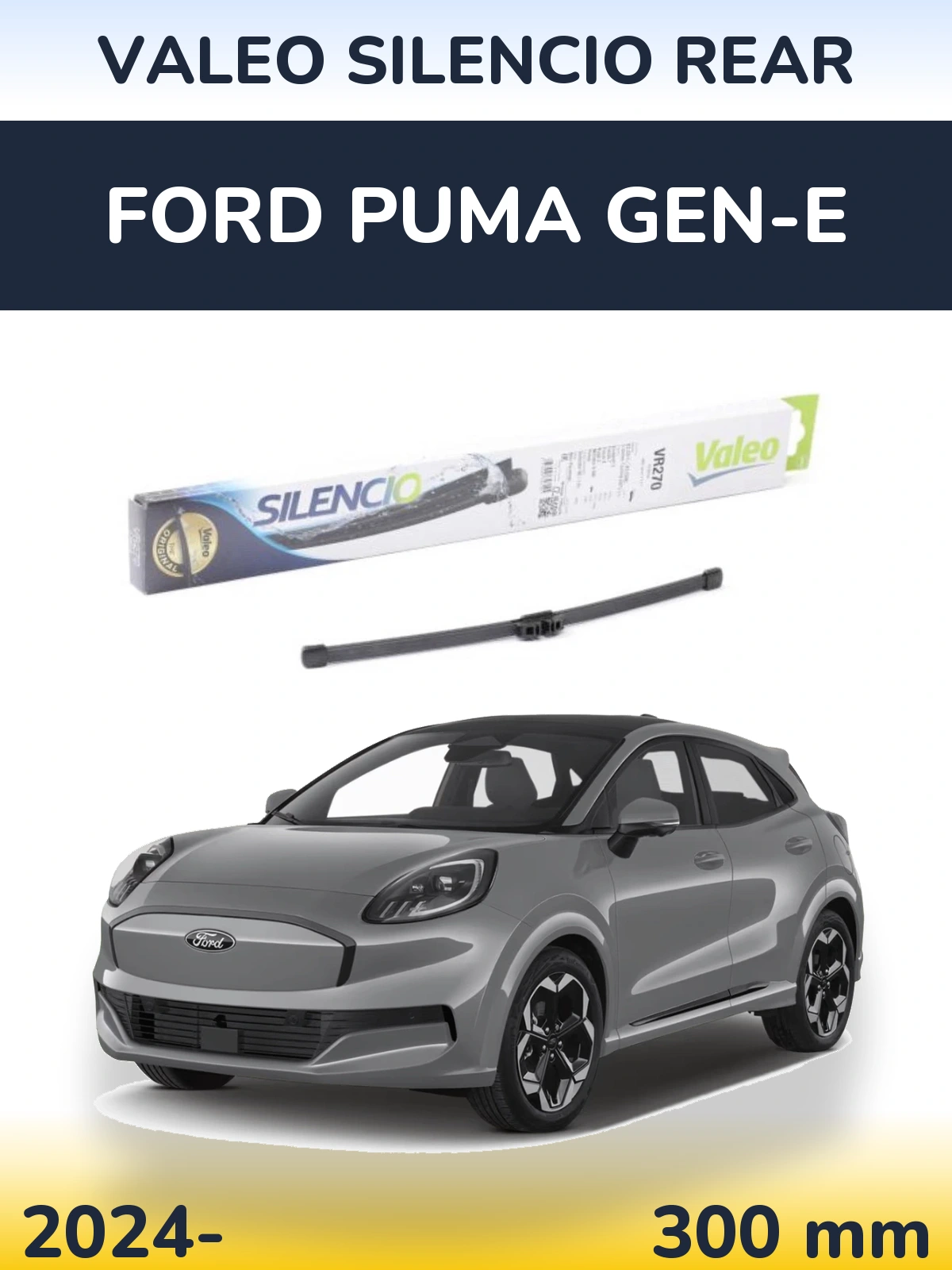 Torkarblad Valeo Silencio Rear för Ford Puma Gen-E