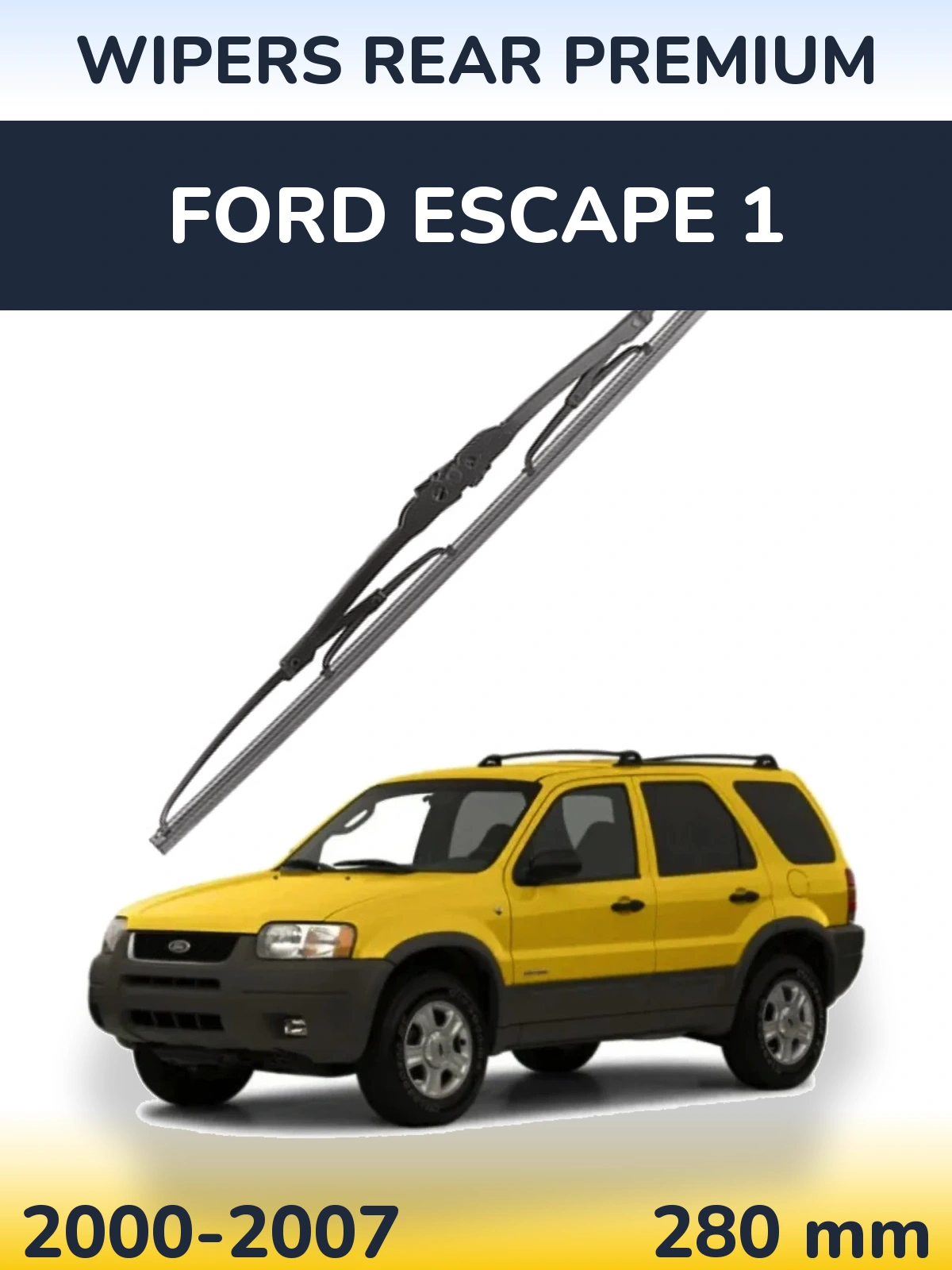Задний дворник WIPERS REAR PREMIUM 280 мм для Ford Escape 1 2000-2007