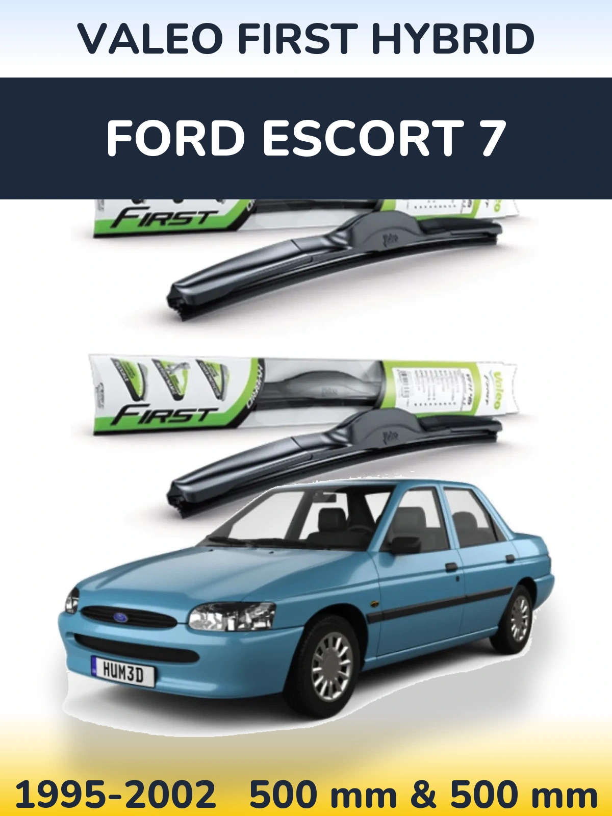 Torkarblad Valeo First Hybrid för Ford Escort 7