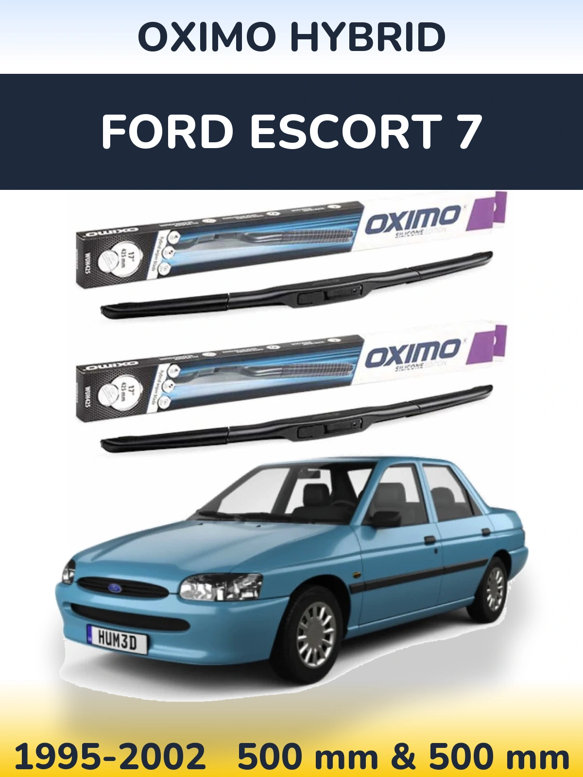 Torkarblad Oximo Hybrid för Ford Escort 7
