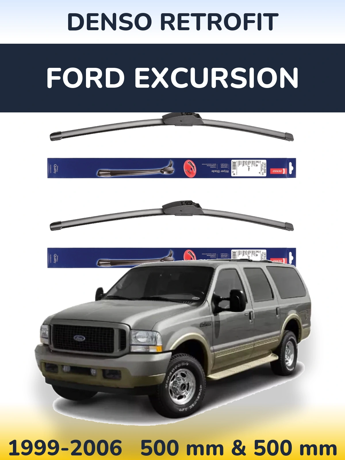 Torkarblad Denso Retrofit för Ford Excursion