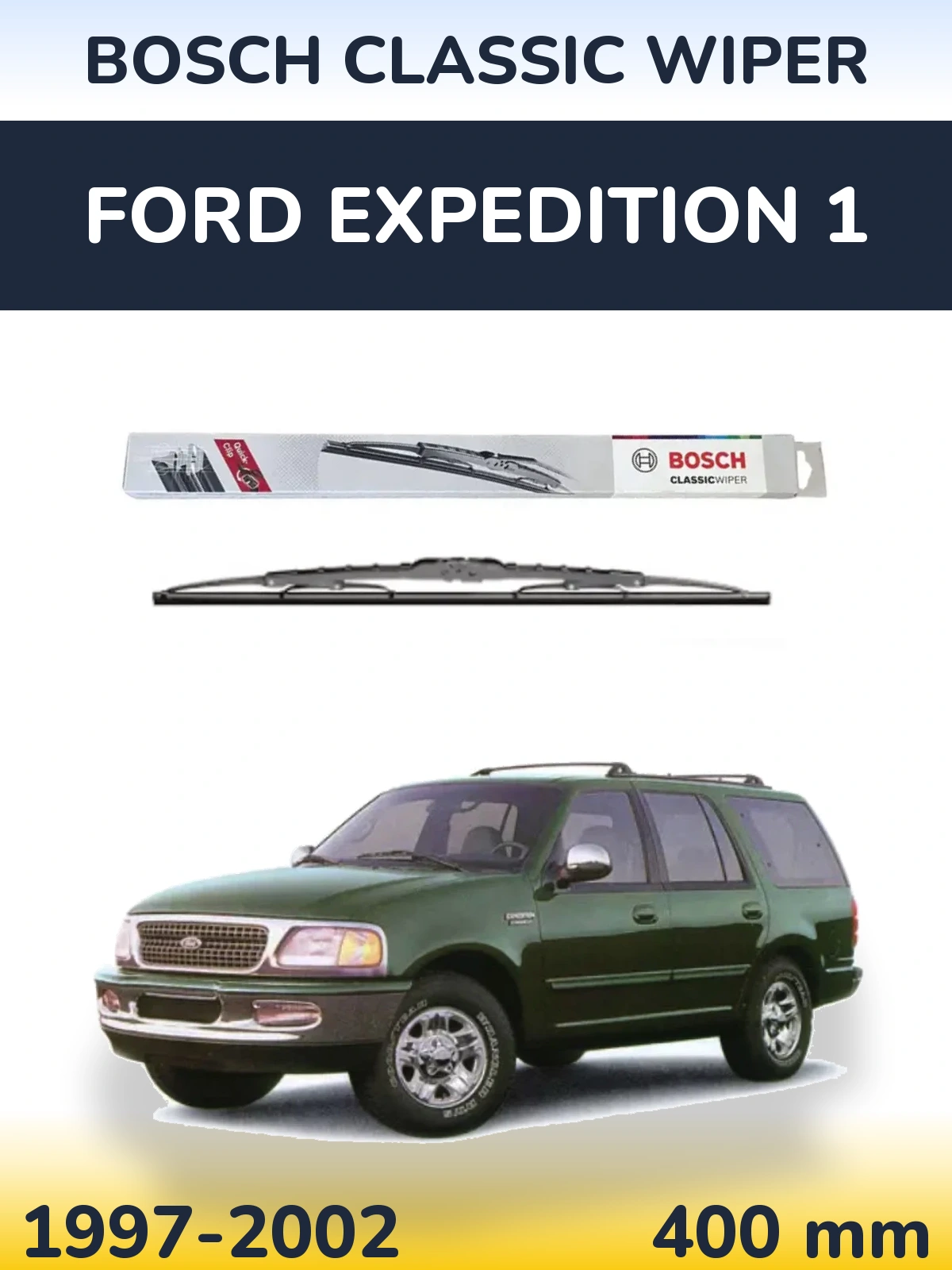 Задний дворник BOSCH Classic Wiper 400 мм для Ford Expedition 1 1997-2002