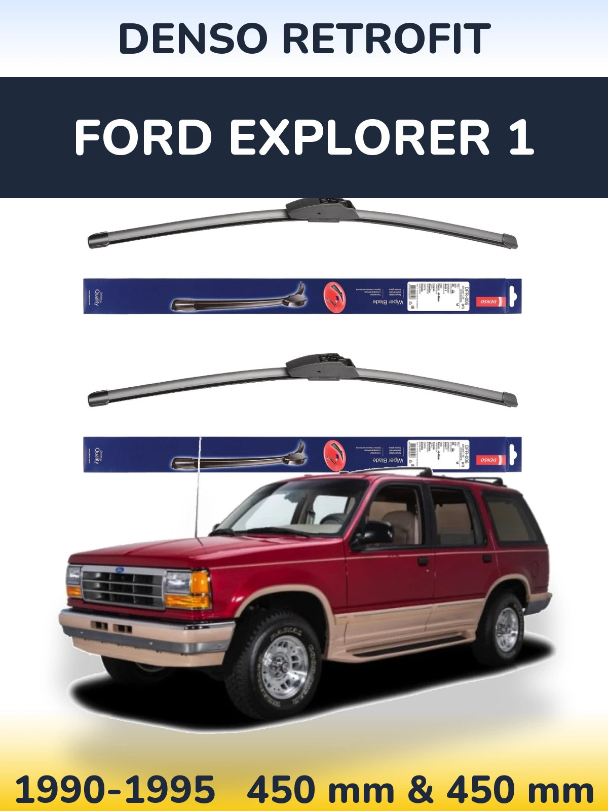 Torkarblad Denso Retrofit för Ford Explorer 1
