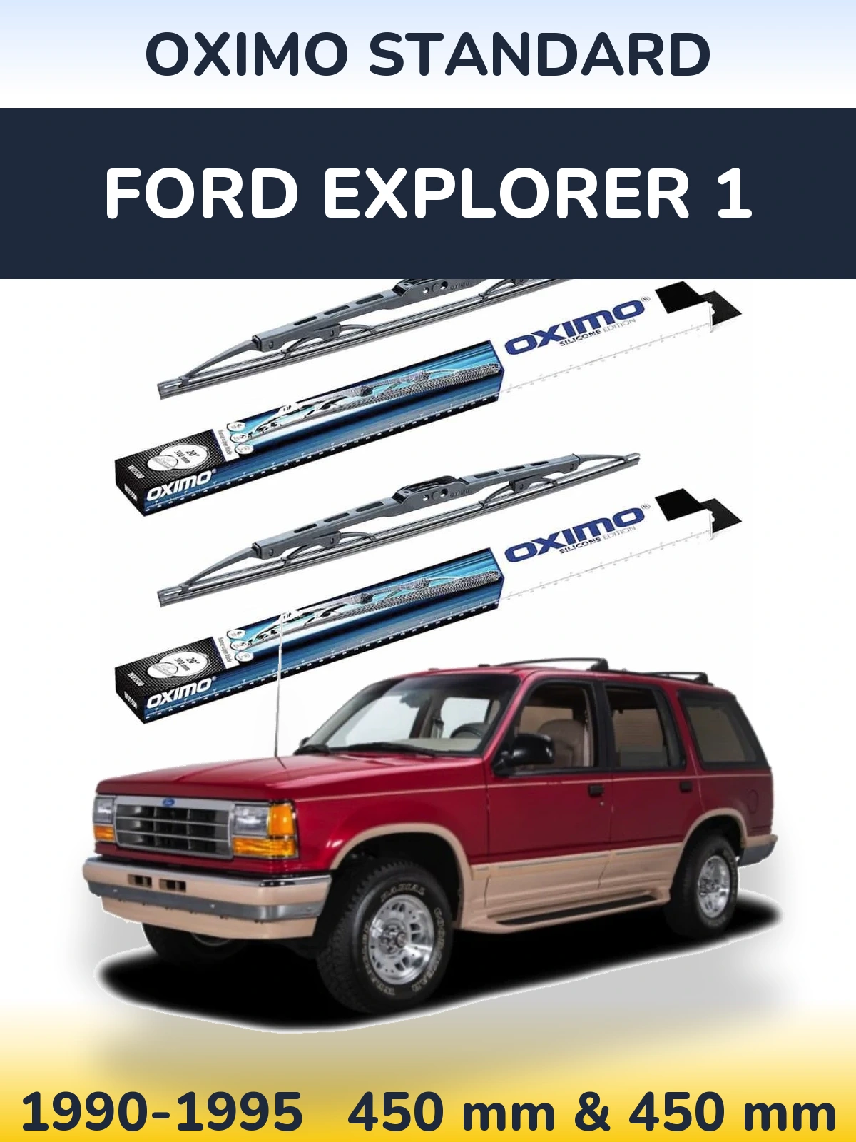 Torkarblad Oximo Standard för Ford Explorer 1