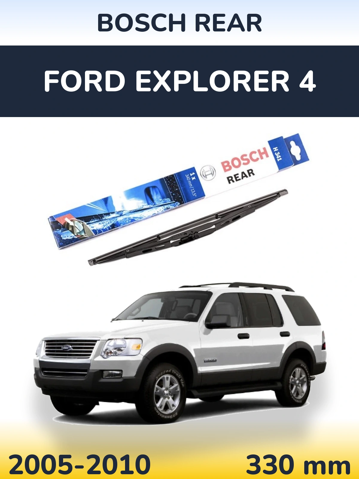 Torkarblad BOSCH Rear för Ford Explorer 4