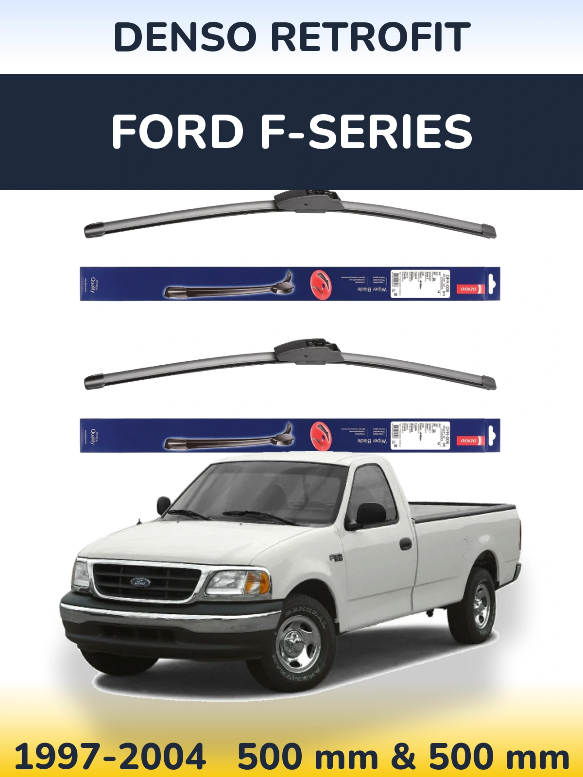 Torkarblad Denso Retrofit för Ford F-series