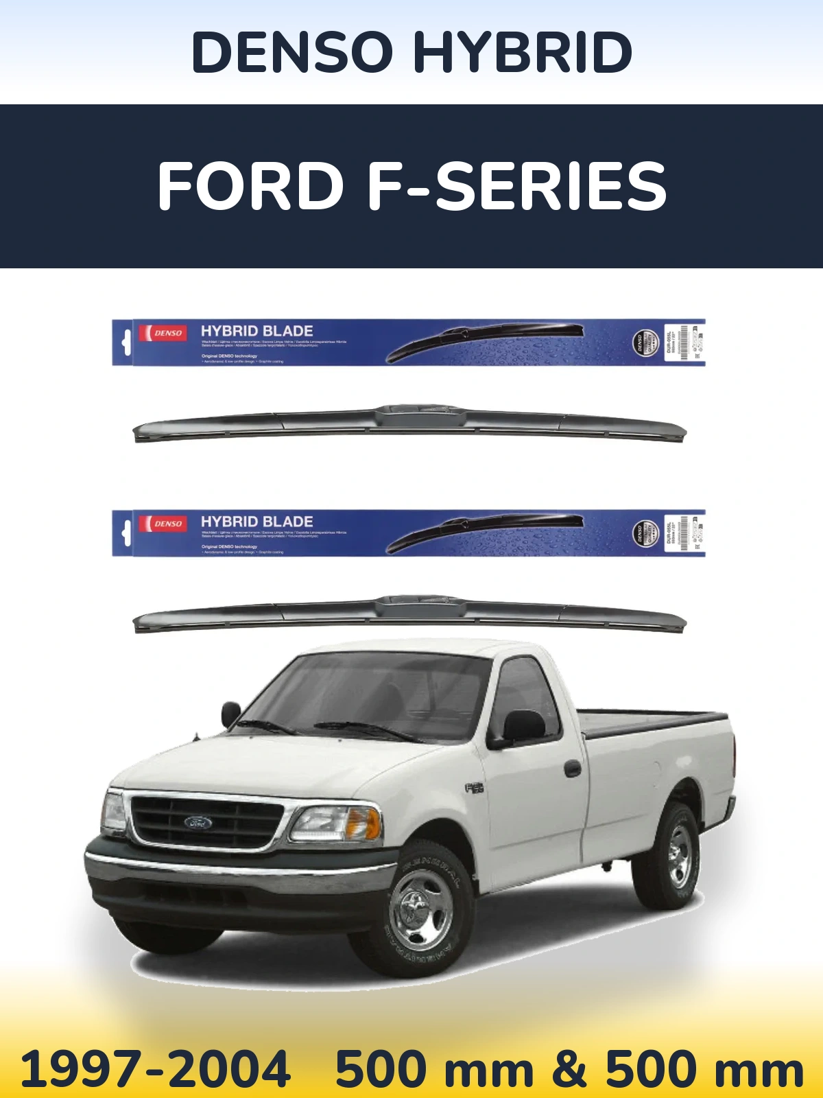 Torkarblad Denso Hybrid för Ford F-series