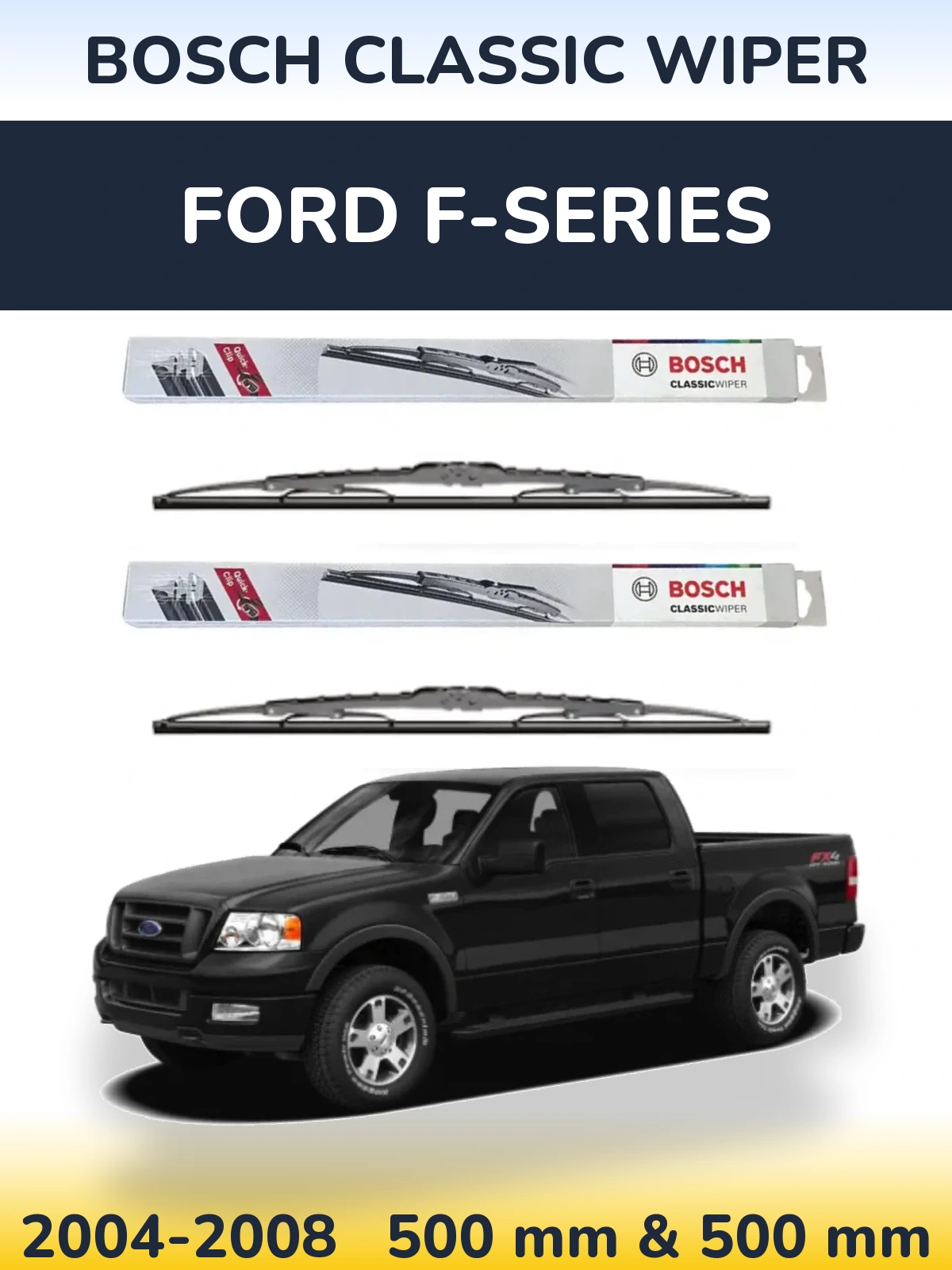 Torkarblad BOSCH Classic Wiper för Ford F-series