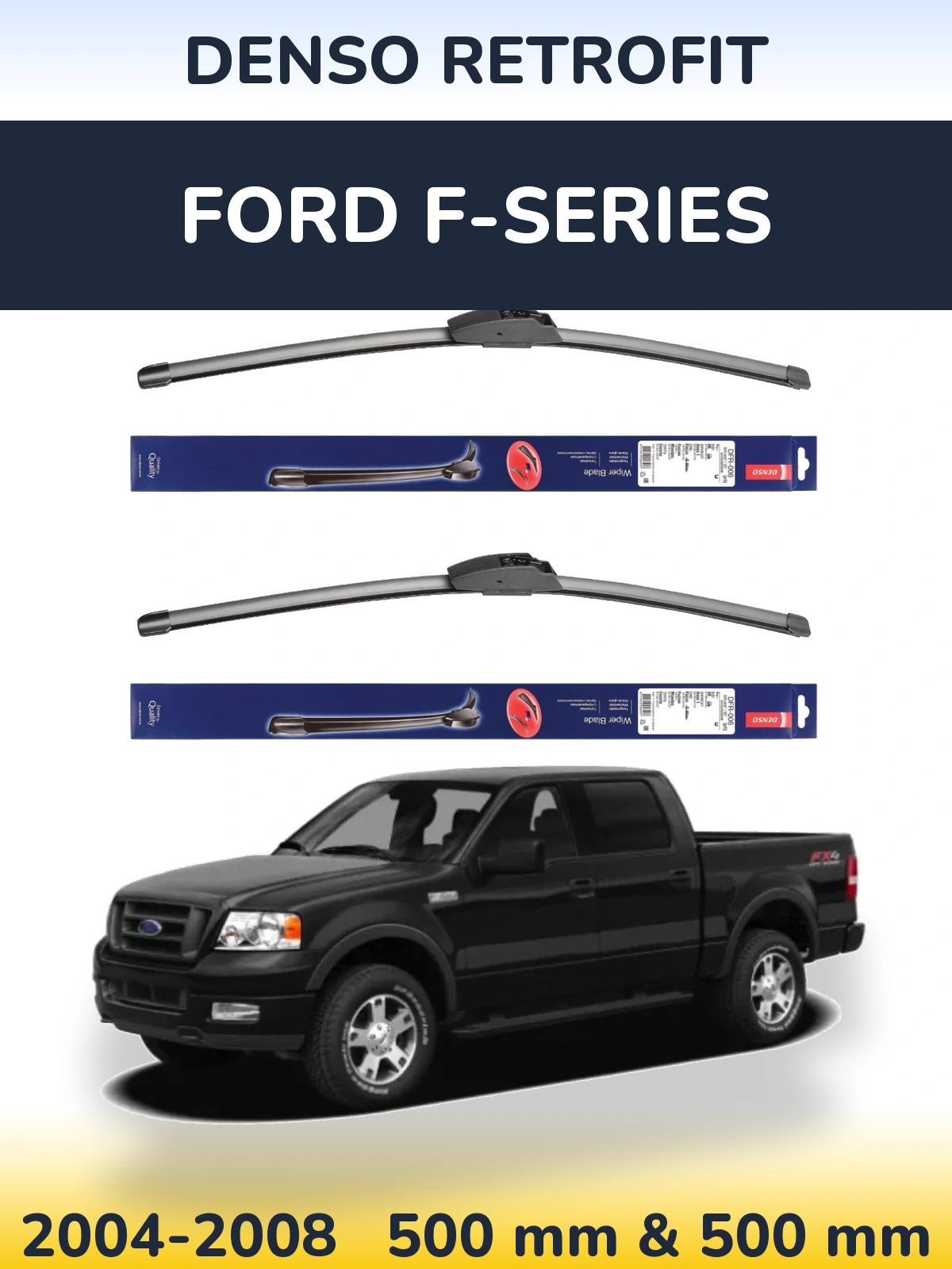 Torkarblad Denso Retrofit för Ford F-series