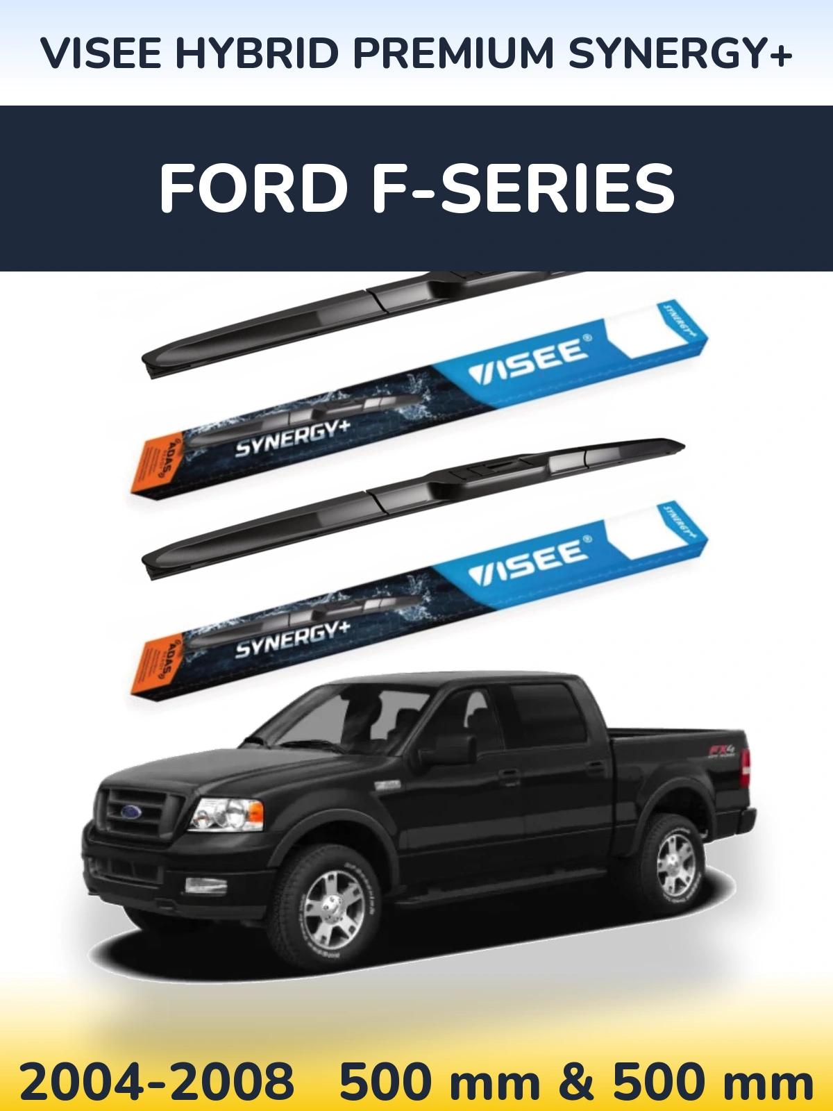 Torkarblad VISEE HYBRID PREMIUM SYNERGY+ för Ford F-series