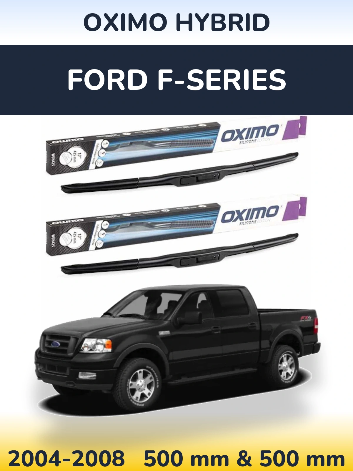 Torkarblad Oximo Hybrid för Ford F-series