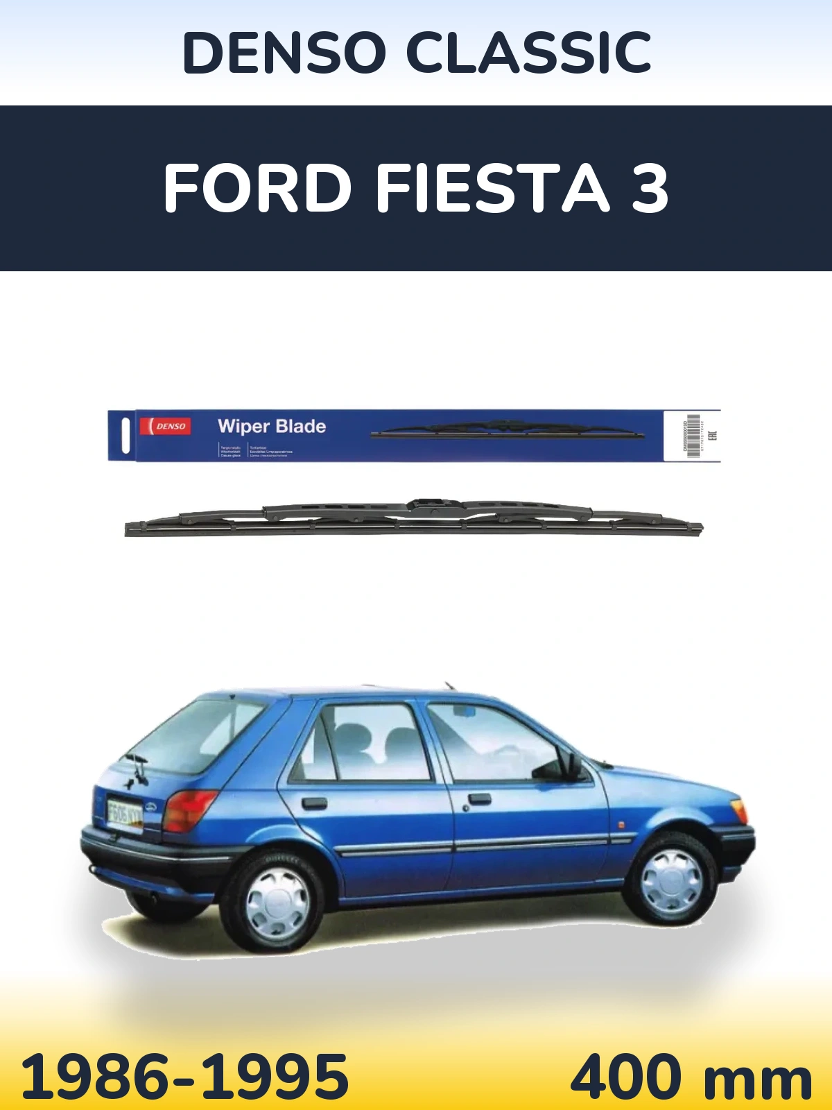 Torkarblad Denso Classic för Ford Fiesta 3