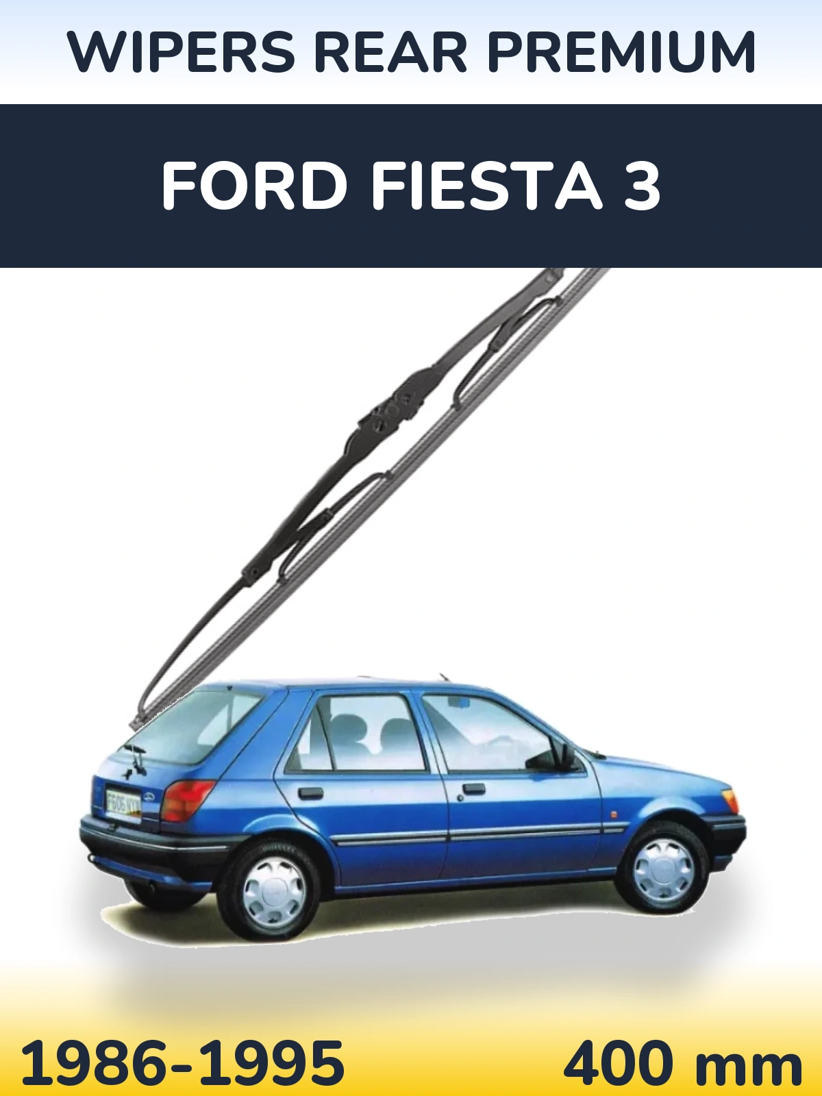 Задний дворник WIPERS REAR PREMIUM 400 мм для Ford Fiesta 3 1986-1995
