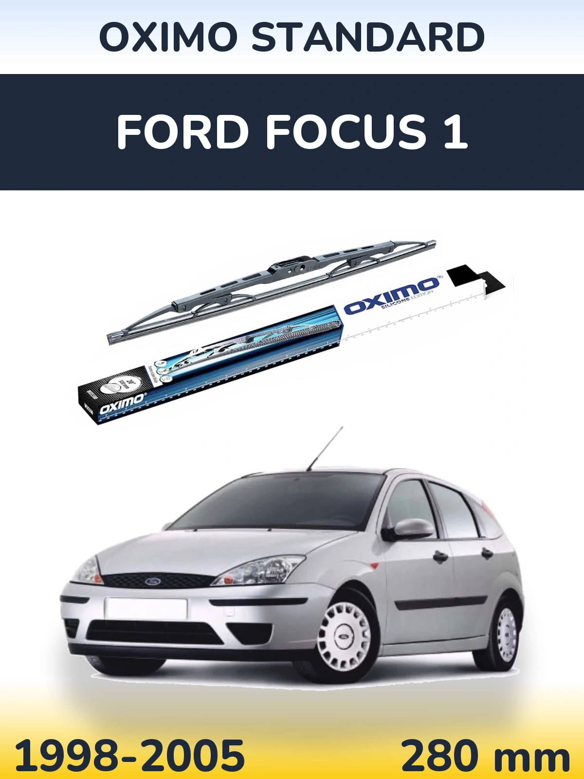 Torkarblad Oximo Standard för Ford Focus 1