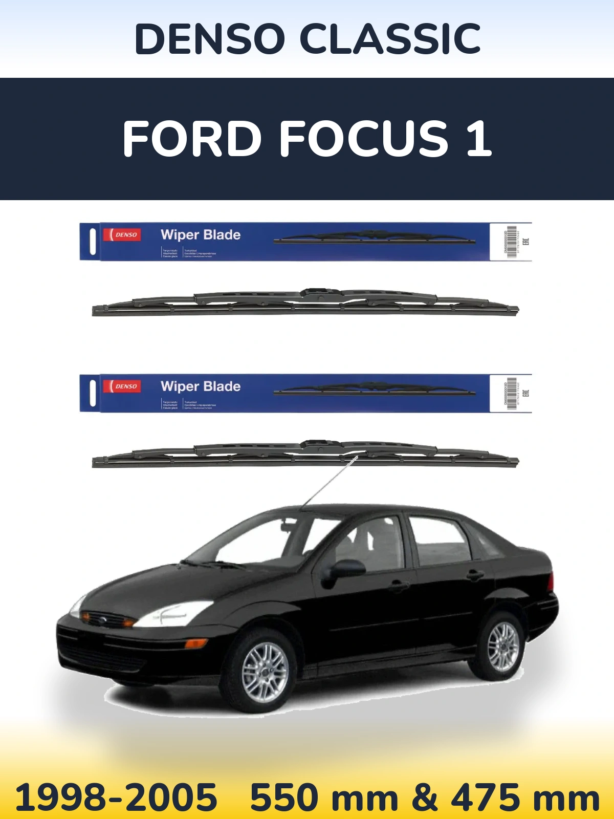 Torkarblad Denso Classic för Ford Focus 1