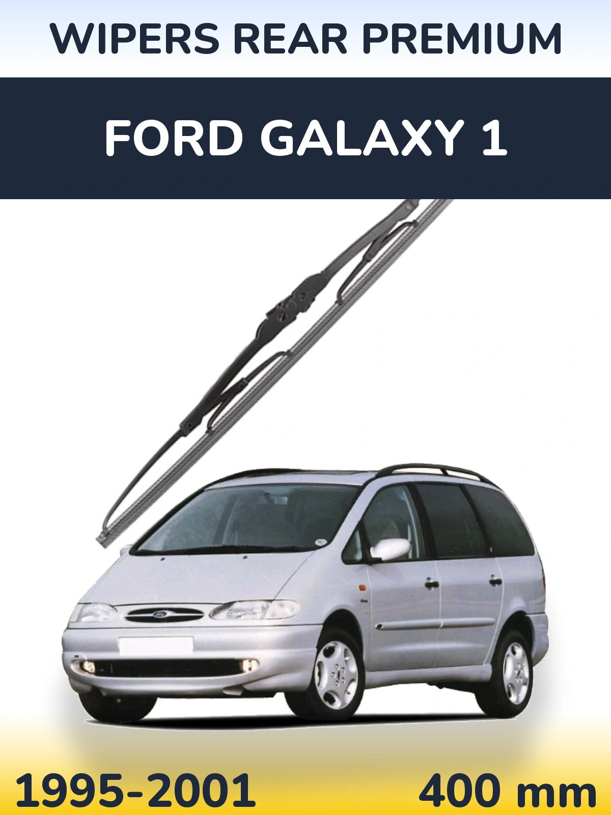 Rear wiper blade WIPERS REAR PREMIUM 400 mm for Ford Galaxy 1 1995-2001