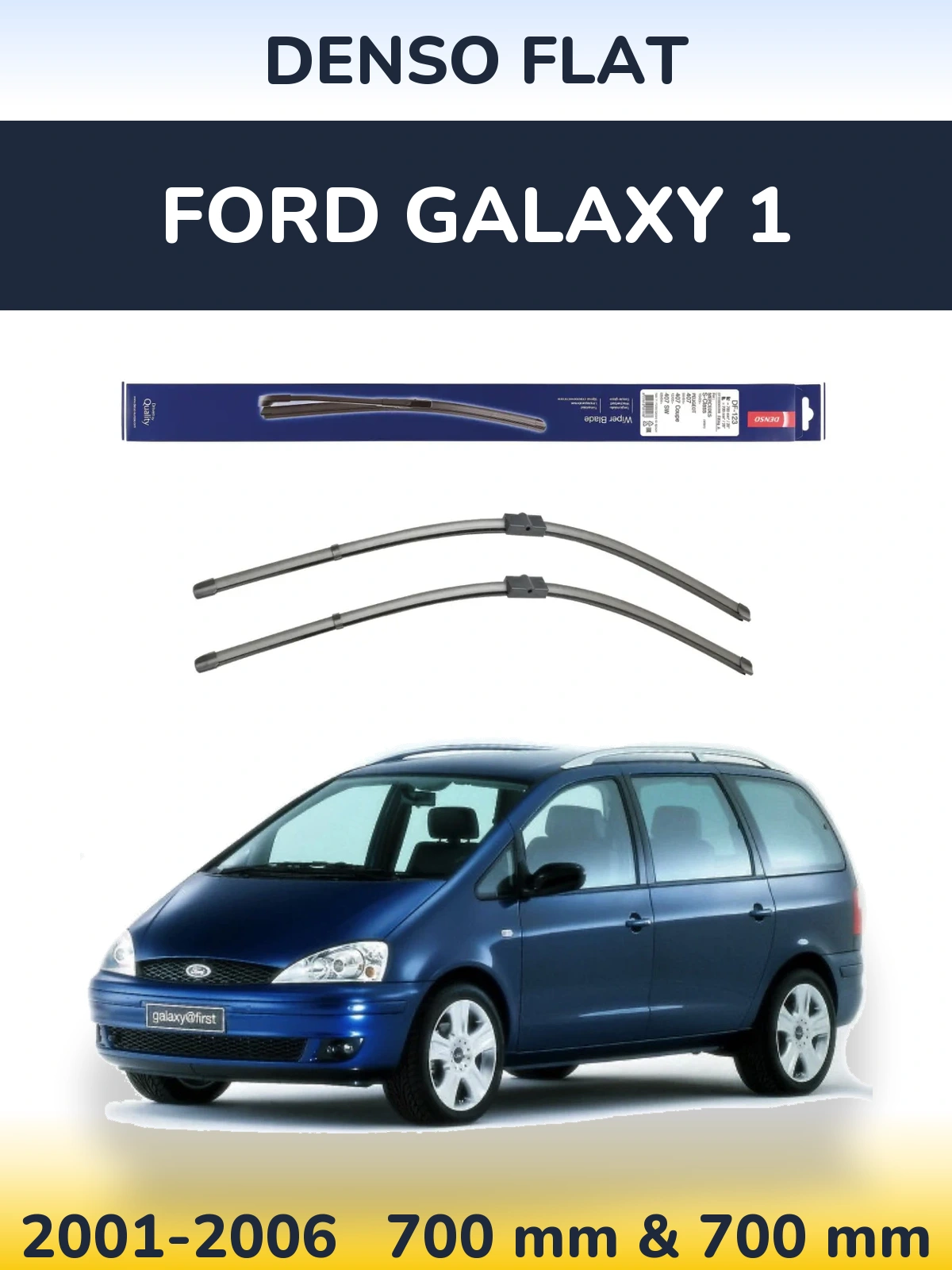 Torkarblad Denso Flat för Ford Galaxy 1