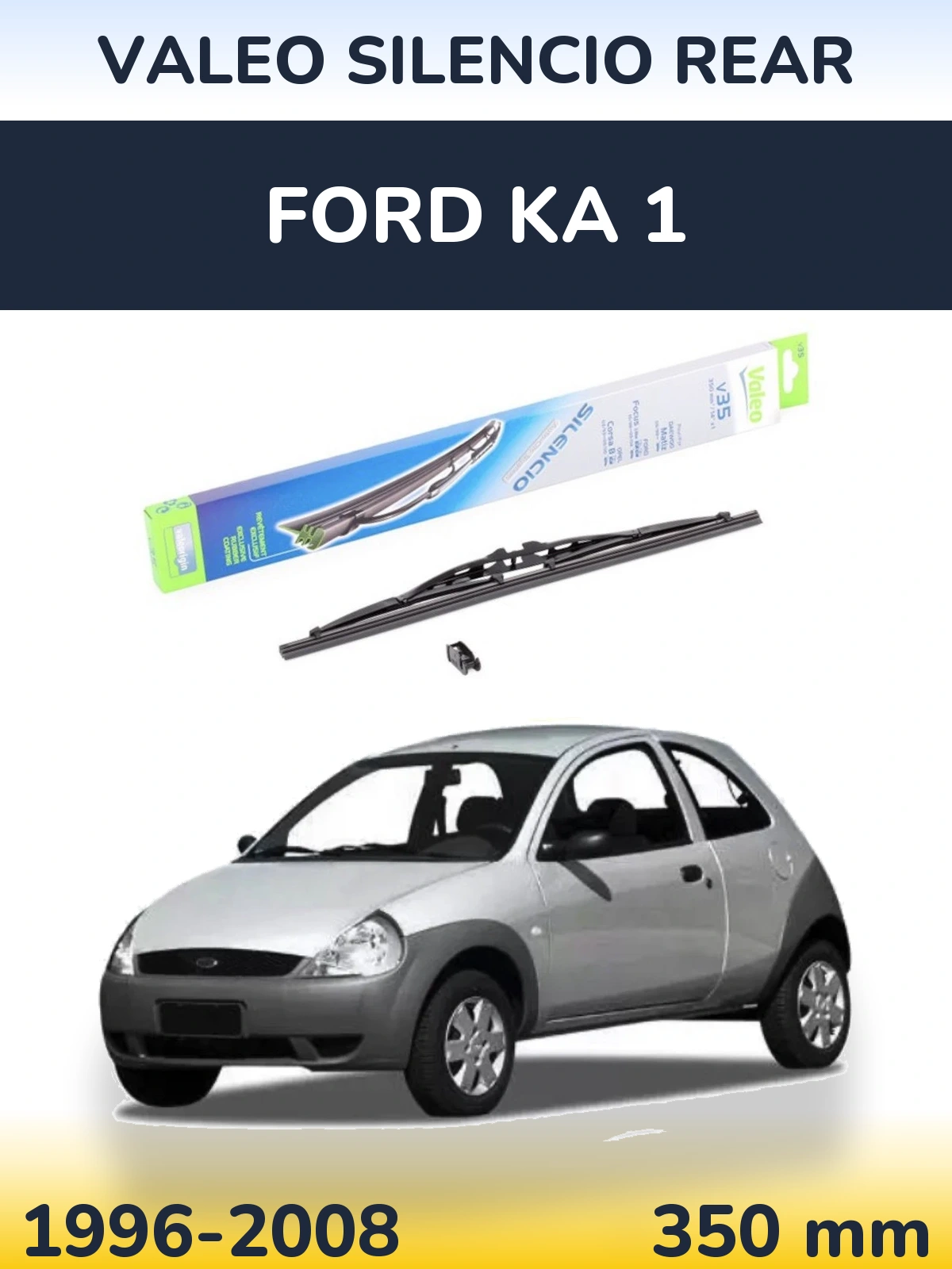Torkarblad Valeo Silencio Rear för Ford Ka 1