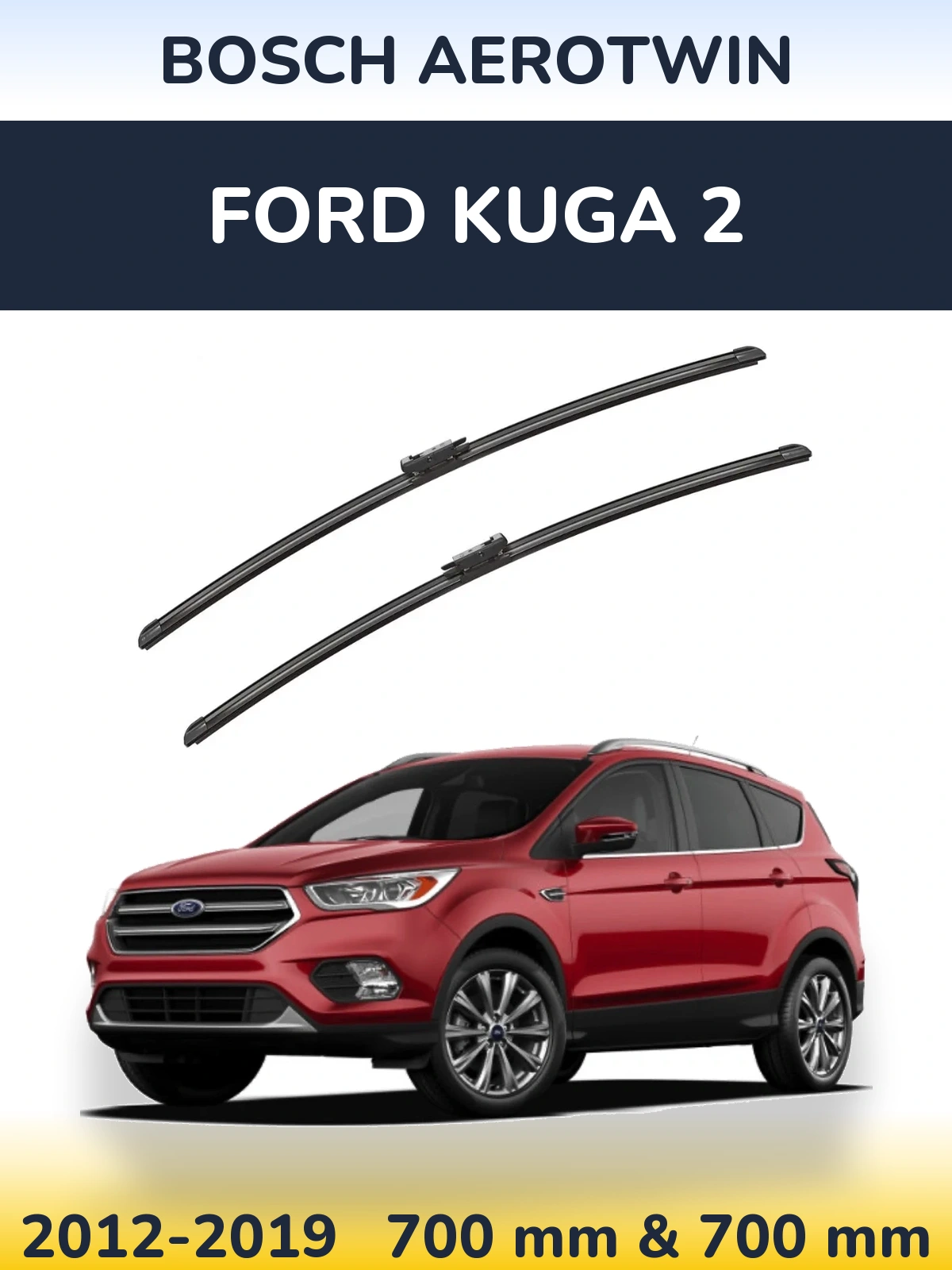 Torkarblad BOSCH AeroTwin för Ford Kuga 2