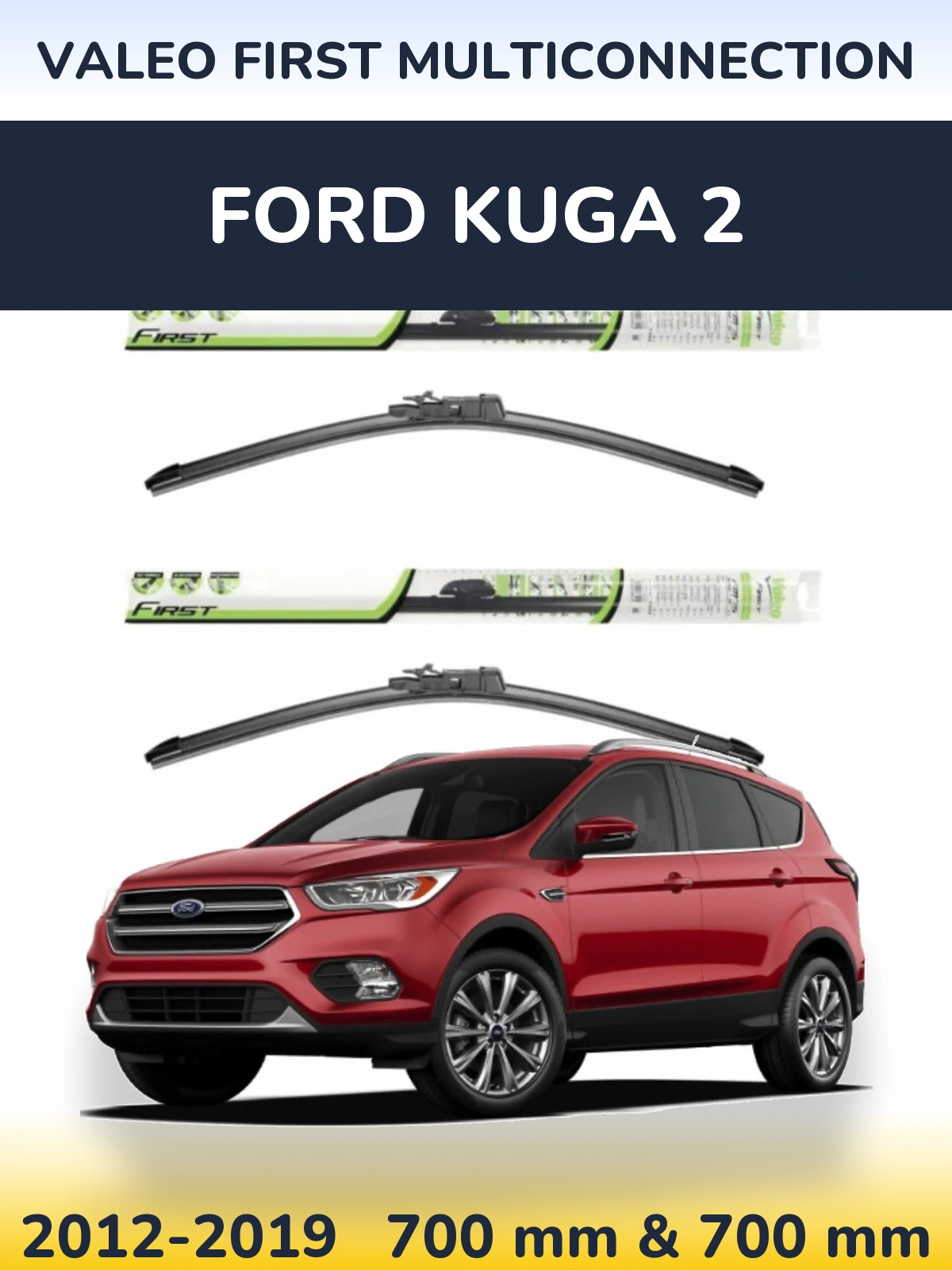 Torkarblad Valeo First MultiConnection för Ford Kuga 2